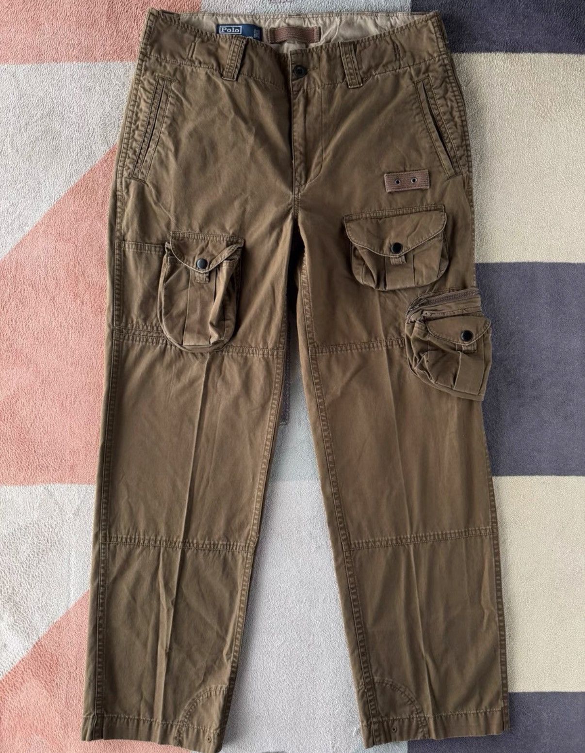 Polo Ralph Lauren Ralph Lauren Polo RL Multi-Pocket Cargo Parachute Pants K22 Size US 33 - 1 Thumbnail