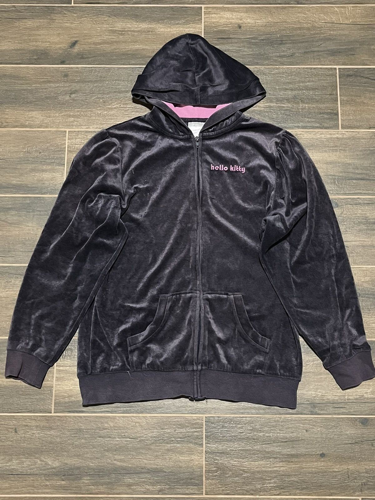 Japanese Brand × Vintage Hello Kitty Zip Hoodie Vintage Size M / US 6-8 / IT 42-44 - 2 Thumbnail