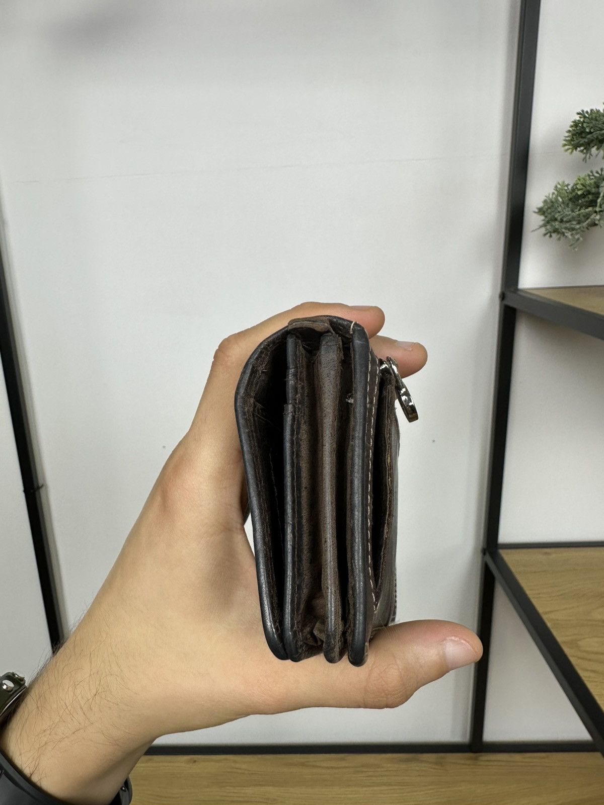 Polo Ralph Lauren Vintage Polo by Ralph Lauren Leather Long Wallet Purse Brown Size ONE SIZE - 4 Thumbnail