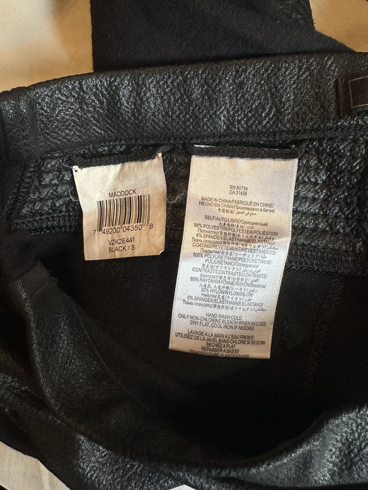 Bcbgmaxazria BCBG Max Azria vintage moto Maddox leggings Size 28" / US 6 / IT 42 - 5 Thumbnail
