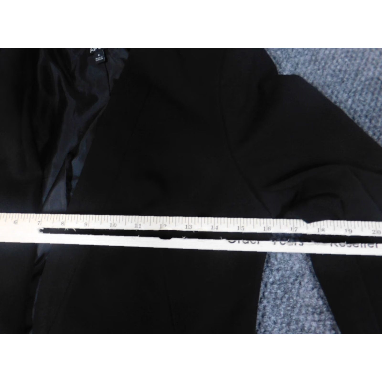 Apt. 9 Apt 9 Blazer Womens 6 Black Notch Lapel Single-Breasted Lightweight Tuxedo Jacket Main Selling Point Casual/Workwear Men/Womens? Size M / US 6-8 / IT 42-44 - 6 Thumbnail