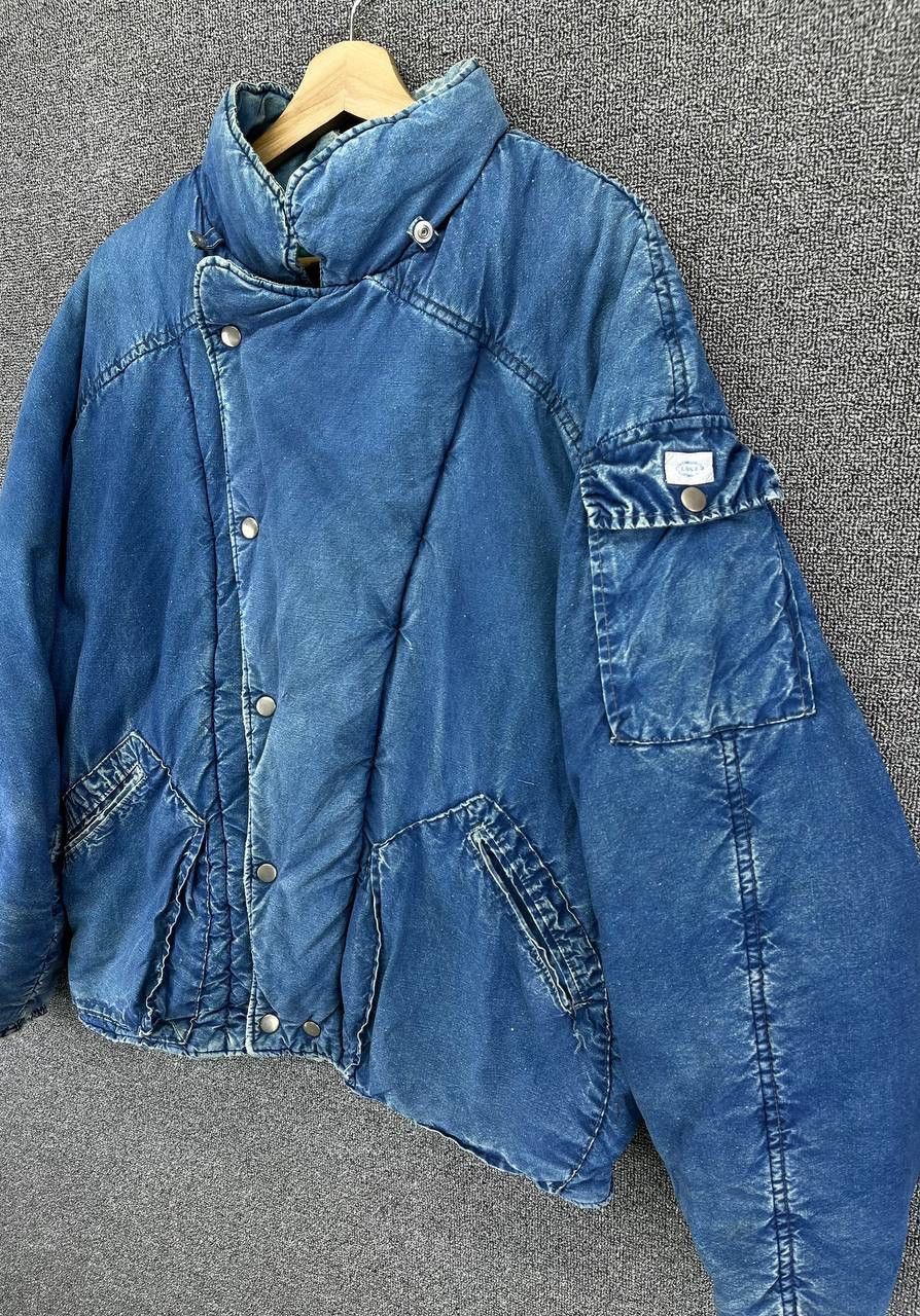 Marithe + Francois Girbaud Vintage Marithe Francois Girbaud Closed Sherpa Denim Jacket Size US L / EU 52-54 / 3 - 5 Thumbnail
