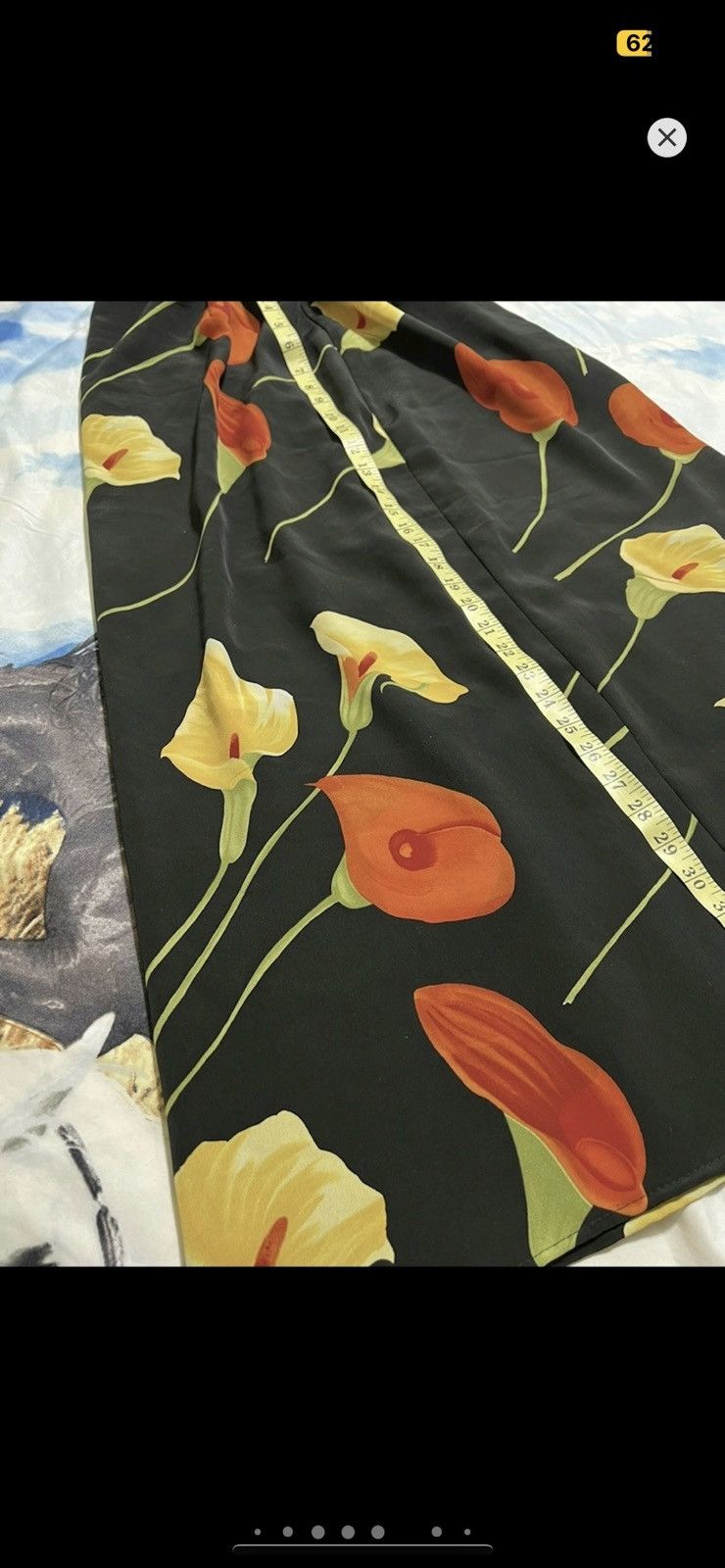 DKNY ***FINAL DROP***RARE 90s DKNY FLORAL MAXI SKIRT 24-27 Size 27" / US 4 / IT 40 - 7 Thumbnail