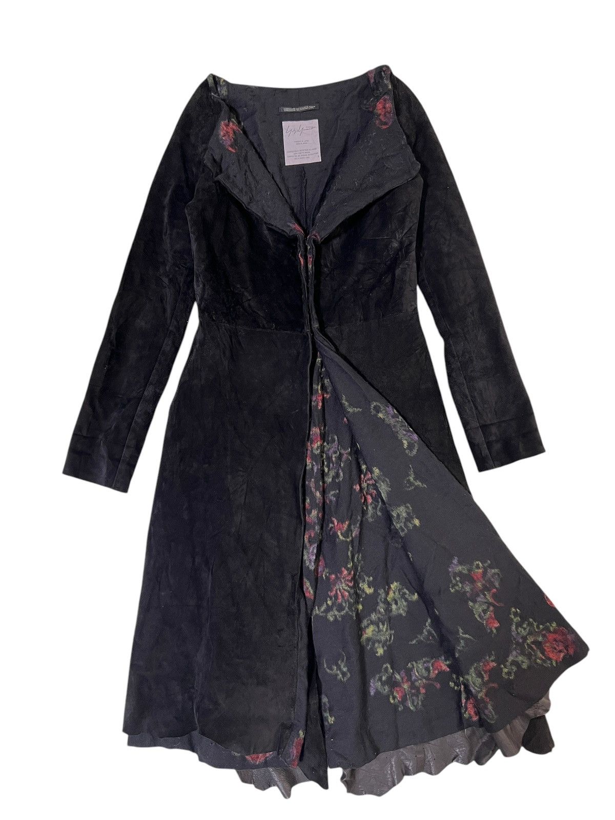 Yohji Yamamoto 🔥 YOHJI YAMAMOTO COWHIDE DRESS Size S / US 4 / IT 40 - 1 Thumbnail