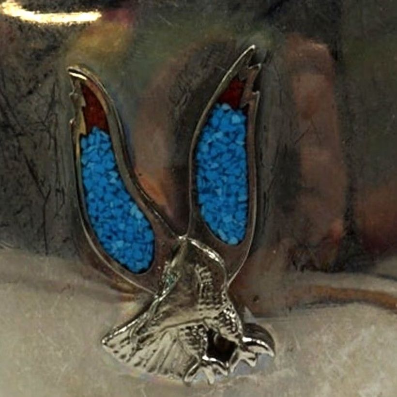 Vintage VINTAGE Eagle Belt Buckle Southwestern Theme Belt Buckle Size ONE SIZE - 2 Thumbnail