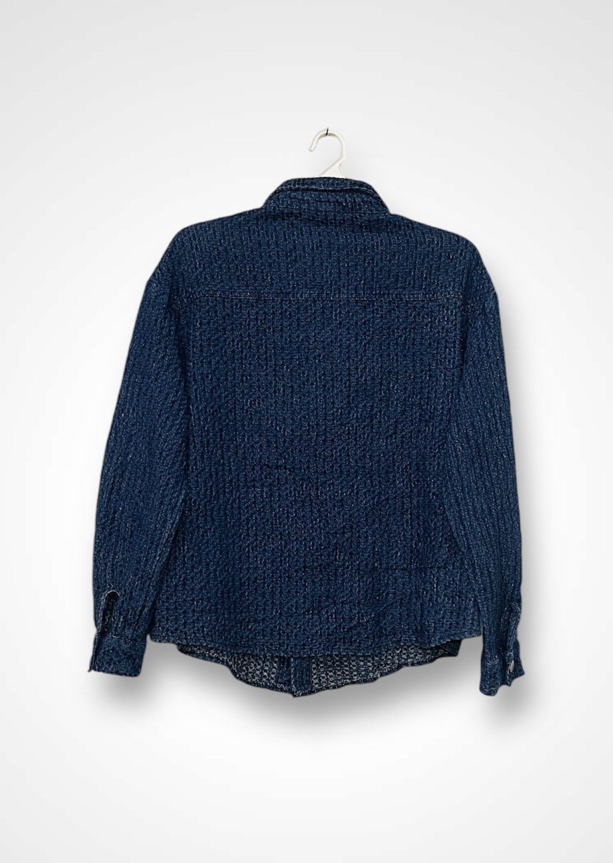 The Unbranded Brand Mi Han Button Up Tweed Jacket (07) Size US L / EU 52-54 / 3 - 2 Thumbnail