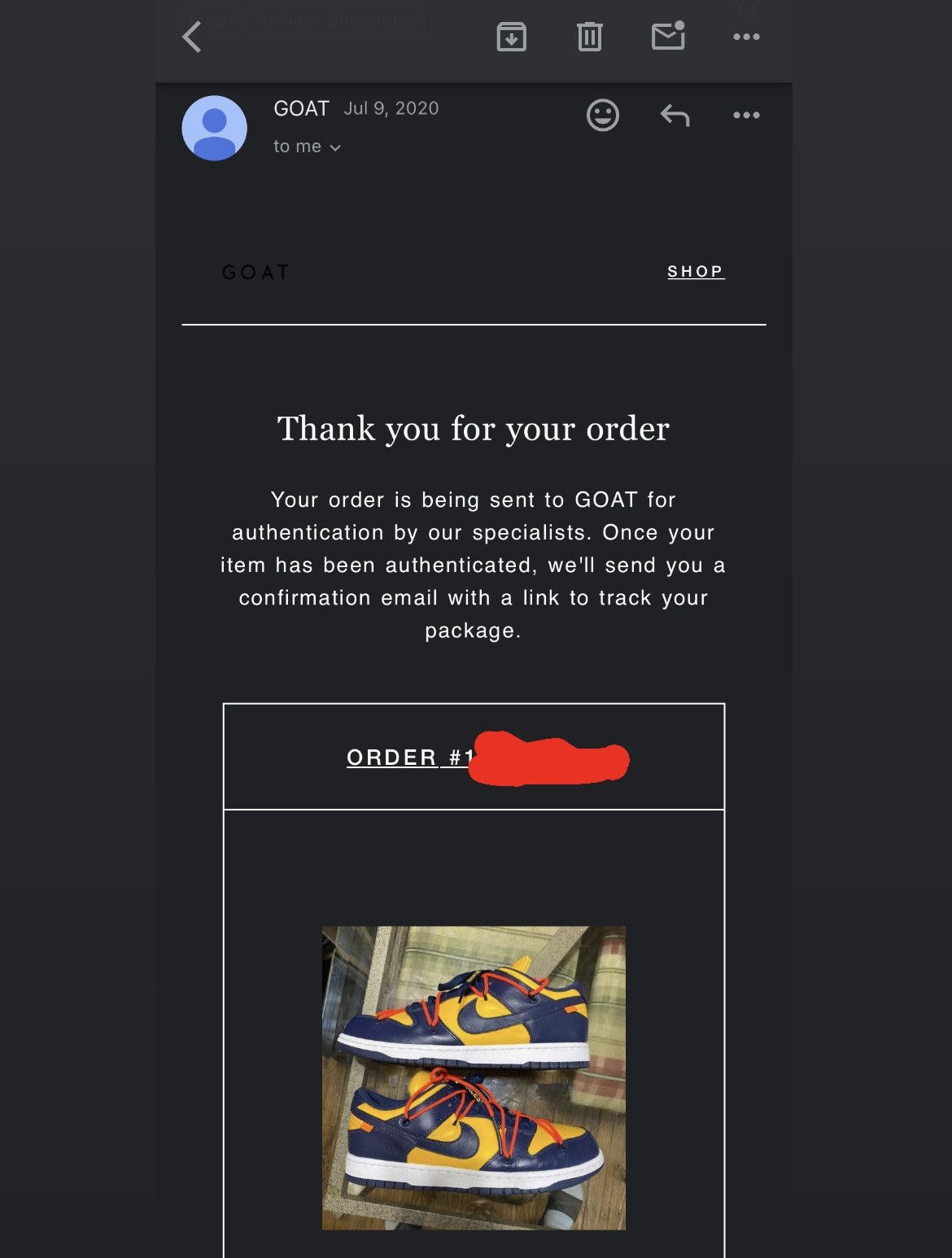 Off-White OFF WHITE “UNIVERSITY GOLD” DUNK Size US 11 / EU 44 - 10 Thumbnail