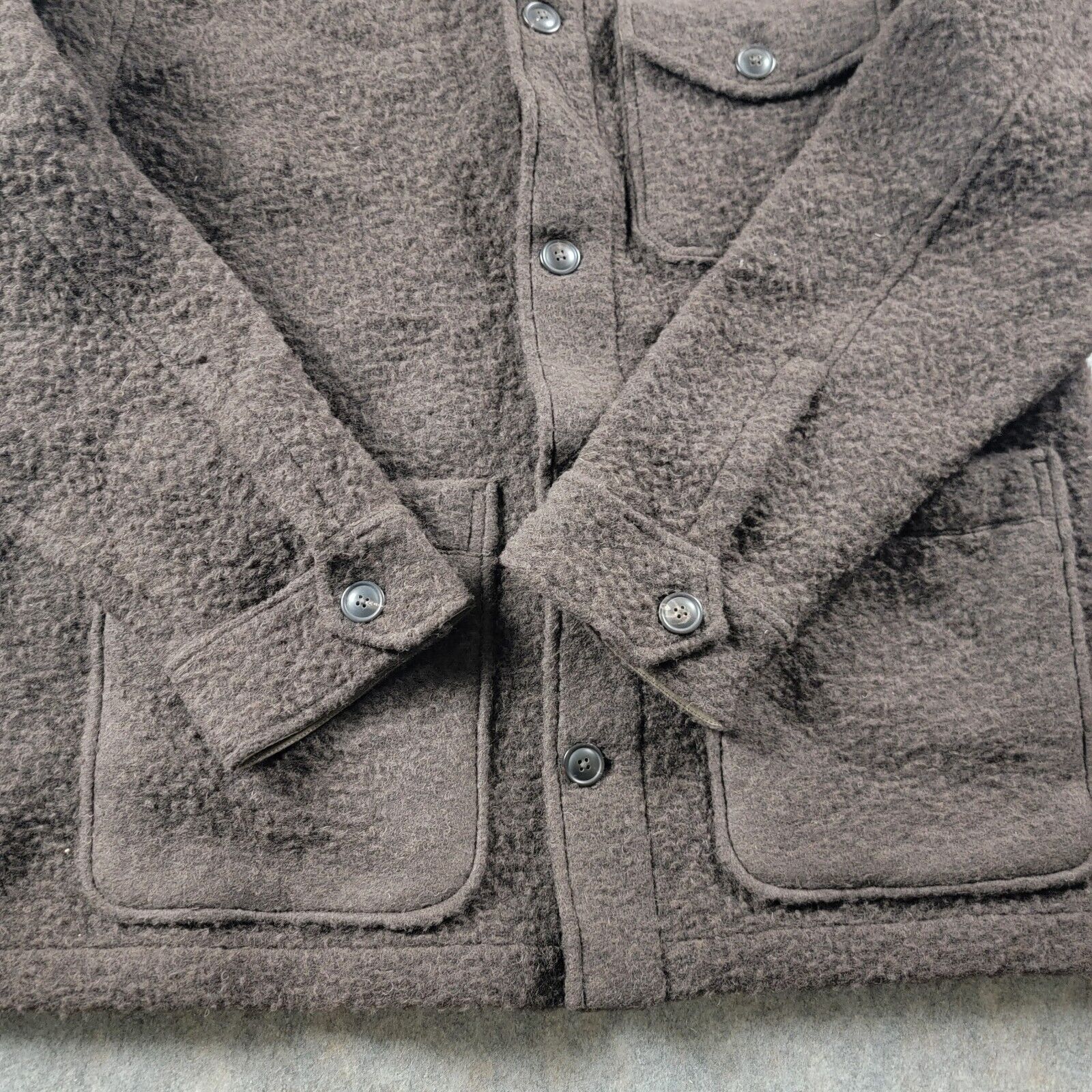 Todd Snyder Todd Snyder Wool Blend Boucle Chore Jacket Size US XL / EU 56 / 4 - 5 Thumbnail