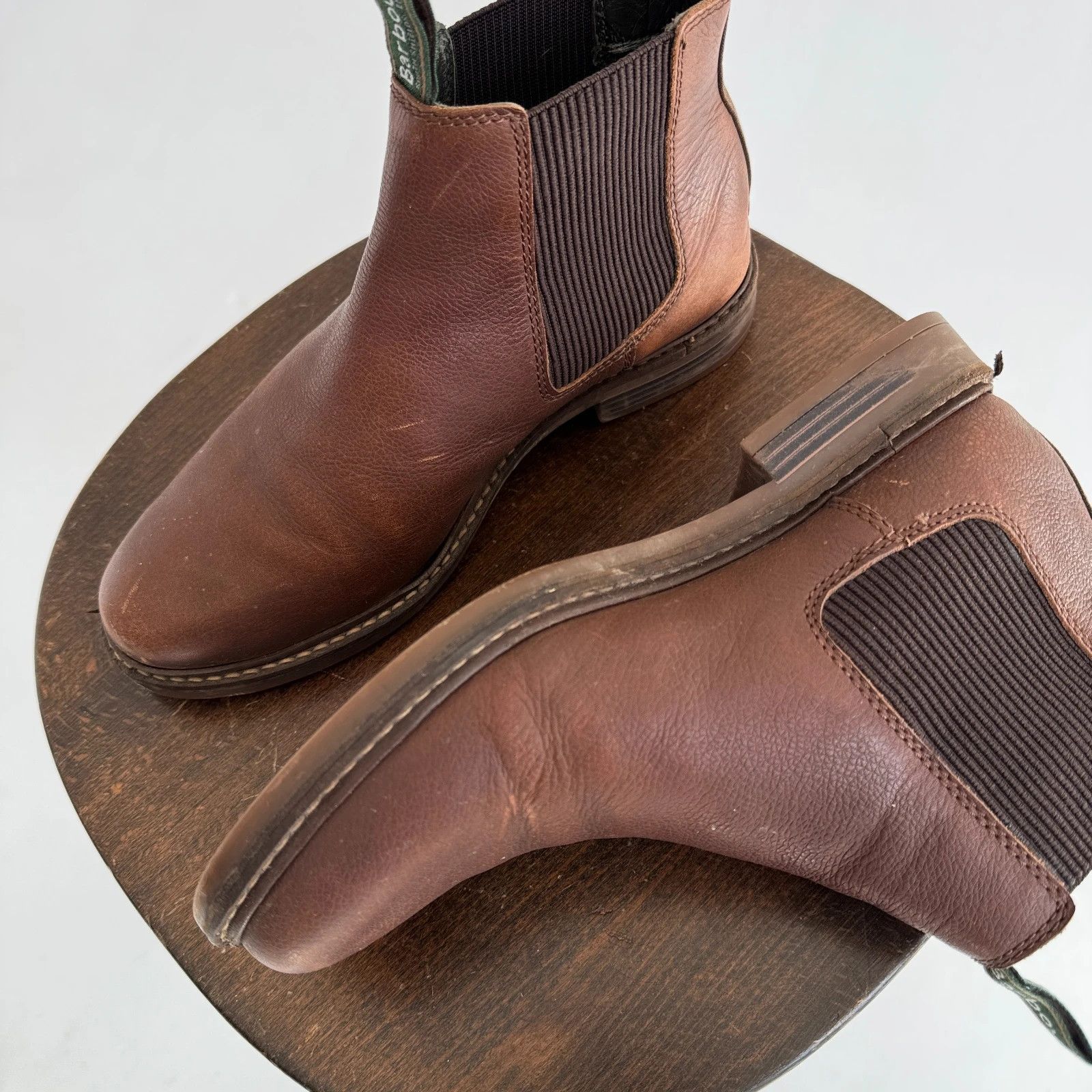 Barbour Barbour Real Leather Preppy Classic Chelsea Boots Size US 8 / EU 41 - 3 Thumbnail