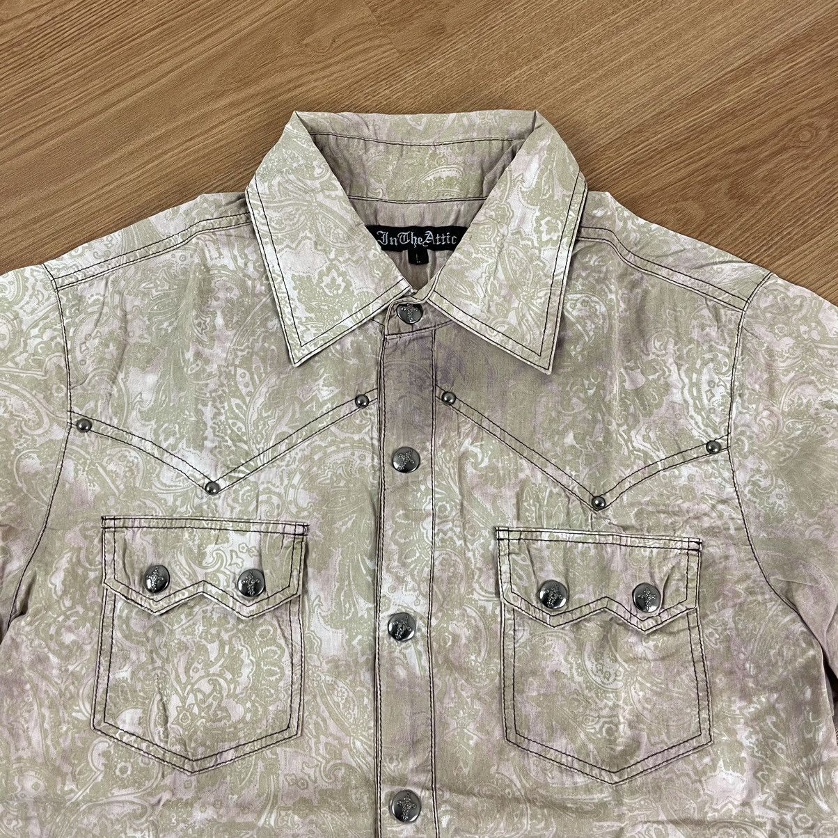 14th Addiction × Japanese Brand × Le Grande Bleu (L.G.B.) In The Attic Button Shirt Bondage LGB Style ifsixwasnine Size US M / EU 48-50 / 2 - 5 Thumbnail