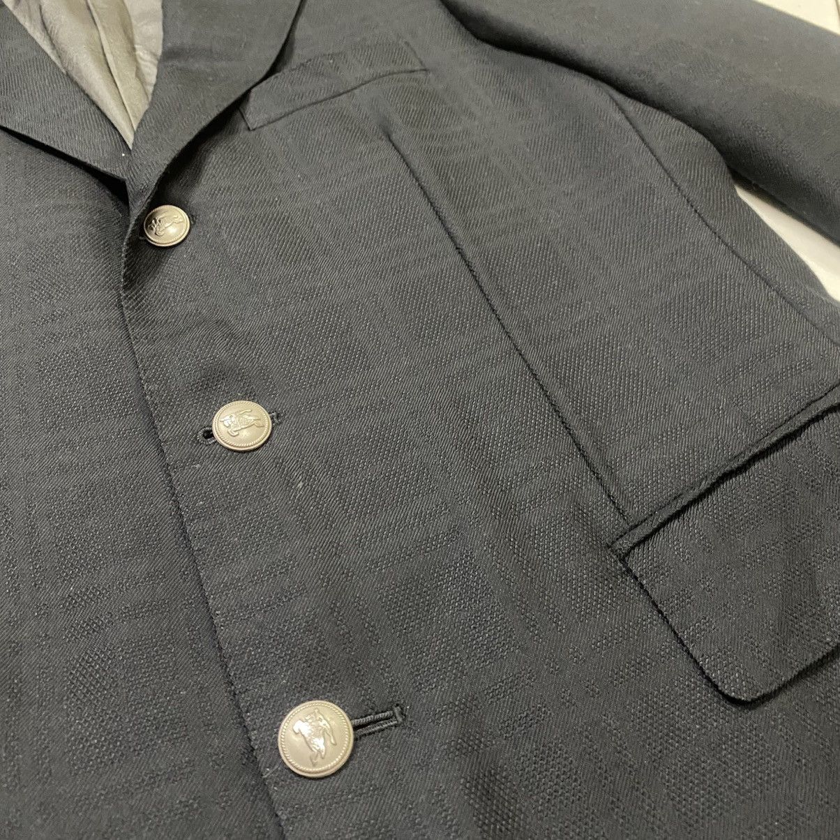 Burberry × Designer Burberrys metal button blazer coat Size US L / EU 52-54 / 3 - 13 Thumbnail