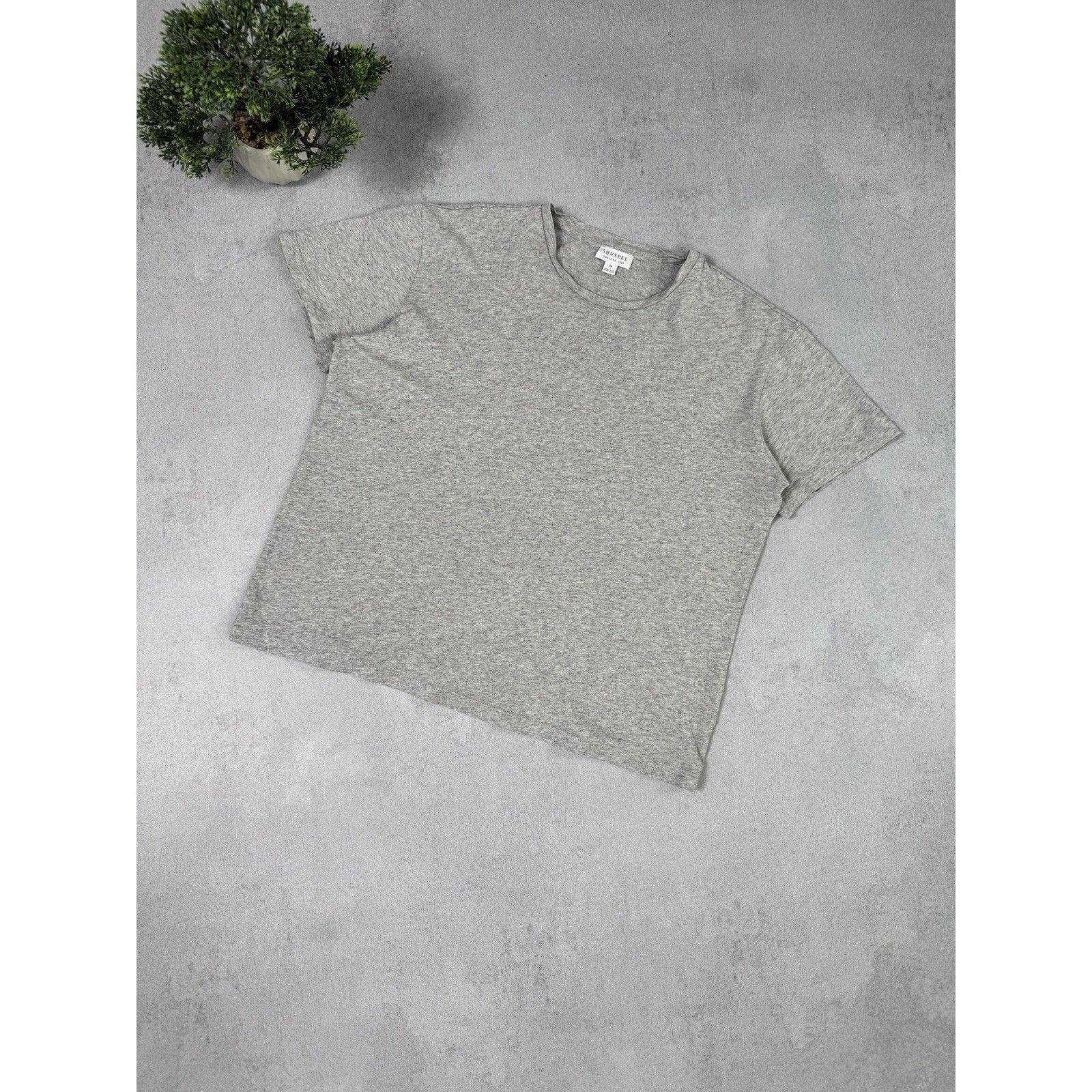 Sunspel Sunspel Women Basic Grey T Shirt Size M Cotton Size M / US 6-8 / IT 42-44 - 1 Thumbnail
