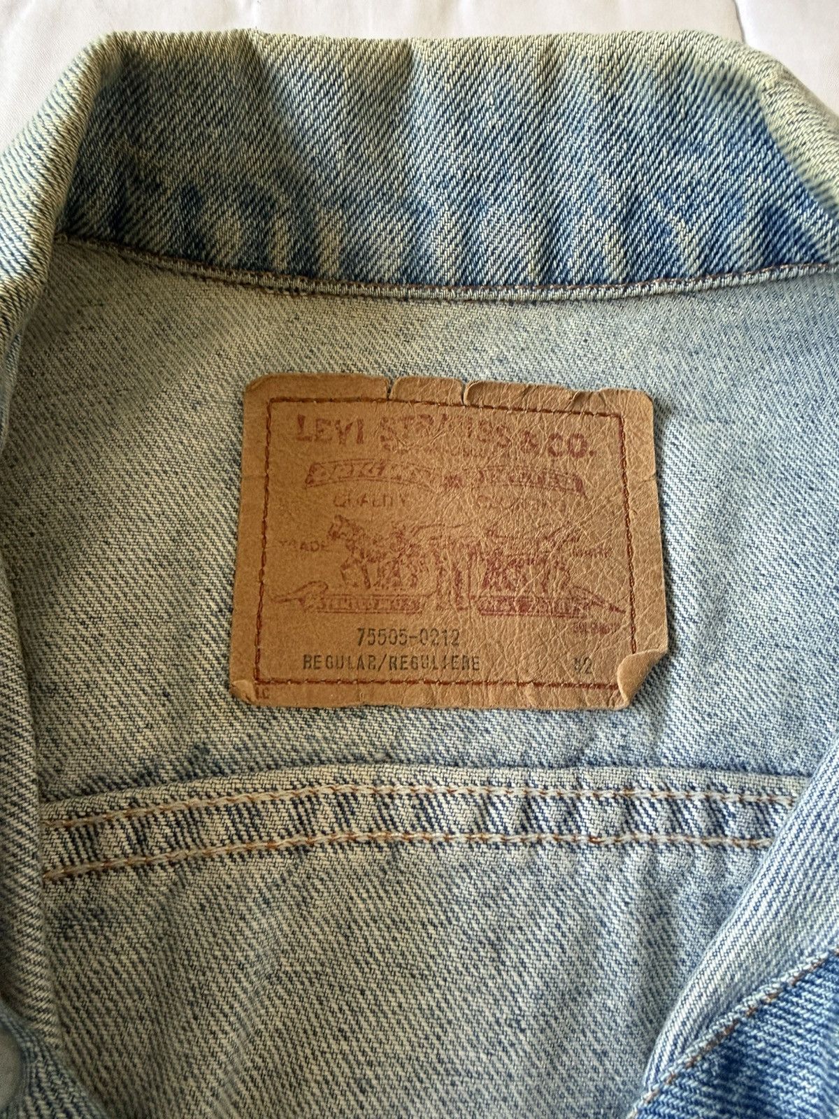 Levi's ‘80s Levi's Light Blue Denim Jacket Size US L / EU 52-54 / 3 - 6 Thumbnail