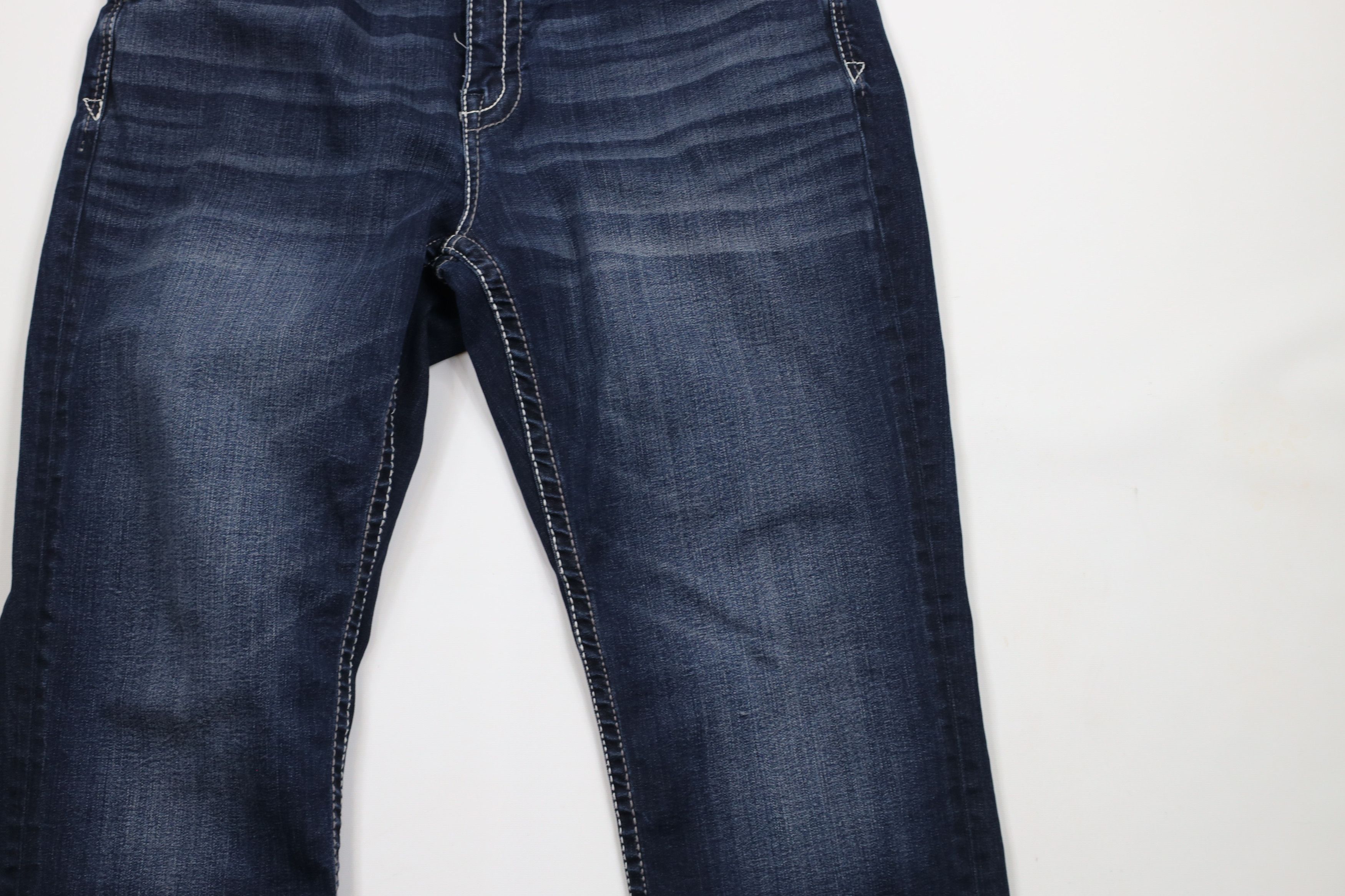 BKE × Vintage Buckle BKE Tyler Stretch Straight Leg Denim Jeans Blue Size US 38 / EU 54 - 3 Thumbnail