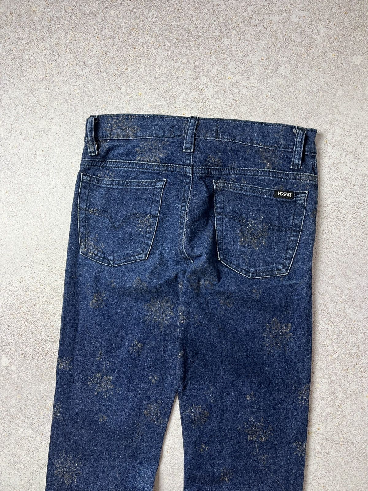 Versace Jeans Couture Vintage Versace Jeans Couture Flared Monogram Archive Size 28" / US 6 / IT 42 - 6 Thumbnail