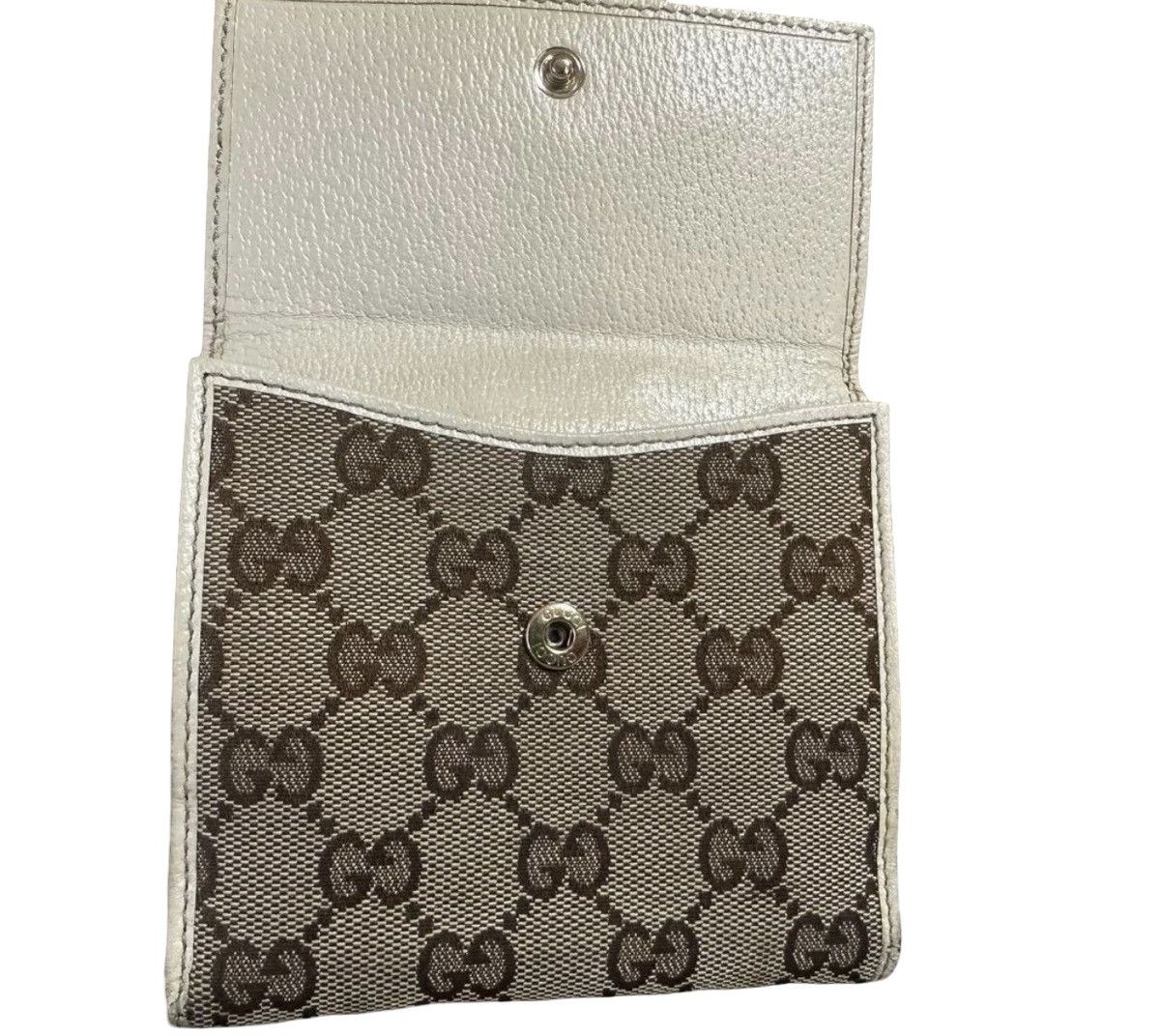 Gucci Gucci Princy GG Canvas Sherry Line Bifold Wallet Size ONE SIZE - 7 Thumbnail