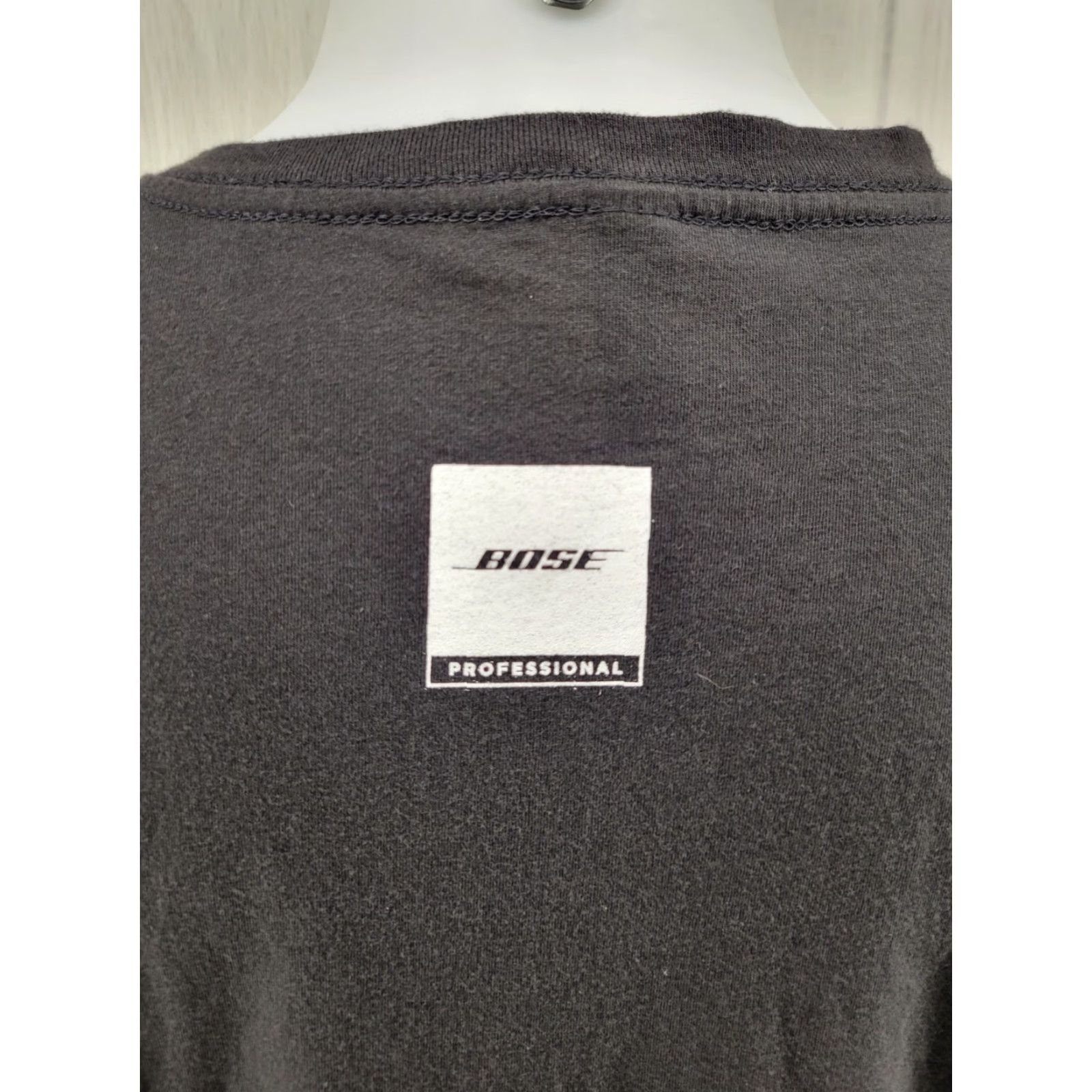 Vintage Bose Professional Speaker Audio Logo T-Shirt Men XL V-Neck Black District Short Sleeve Logo Cotton Shirt Size US XL / EU 56 / 4 - 7 Thumbnail