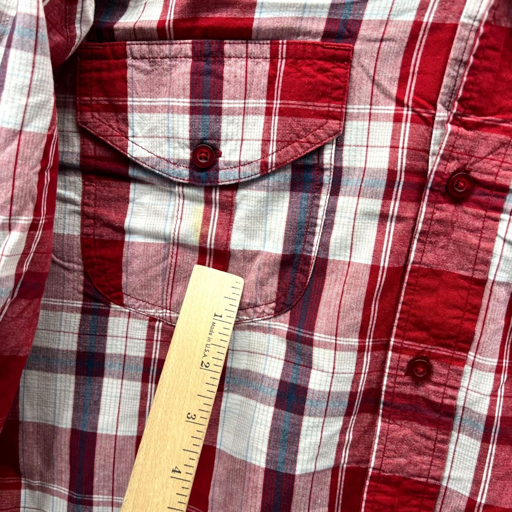 Levi's VINTAGE Levi’s Western Shirt Men Large Red Tartan Plaid Cotton Cowboy Rodeo Casual Vintage Mens Regular Long Sleeve Button-Up Pocketed Size US L / EU 52-54 / 3 - 6 Thumbnail