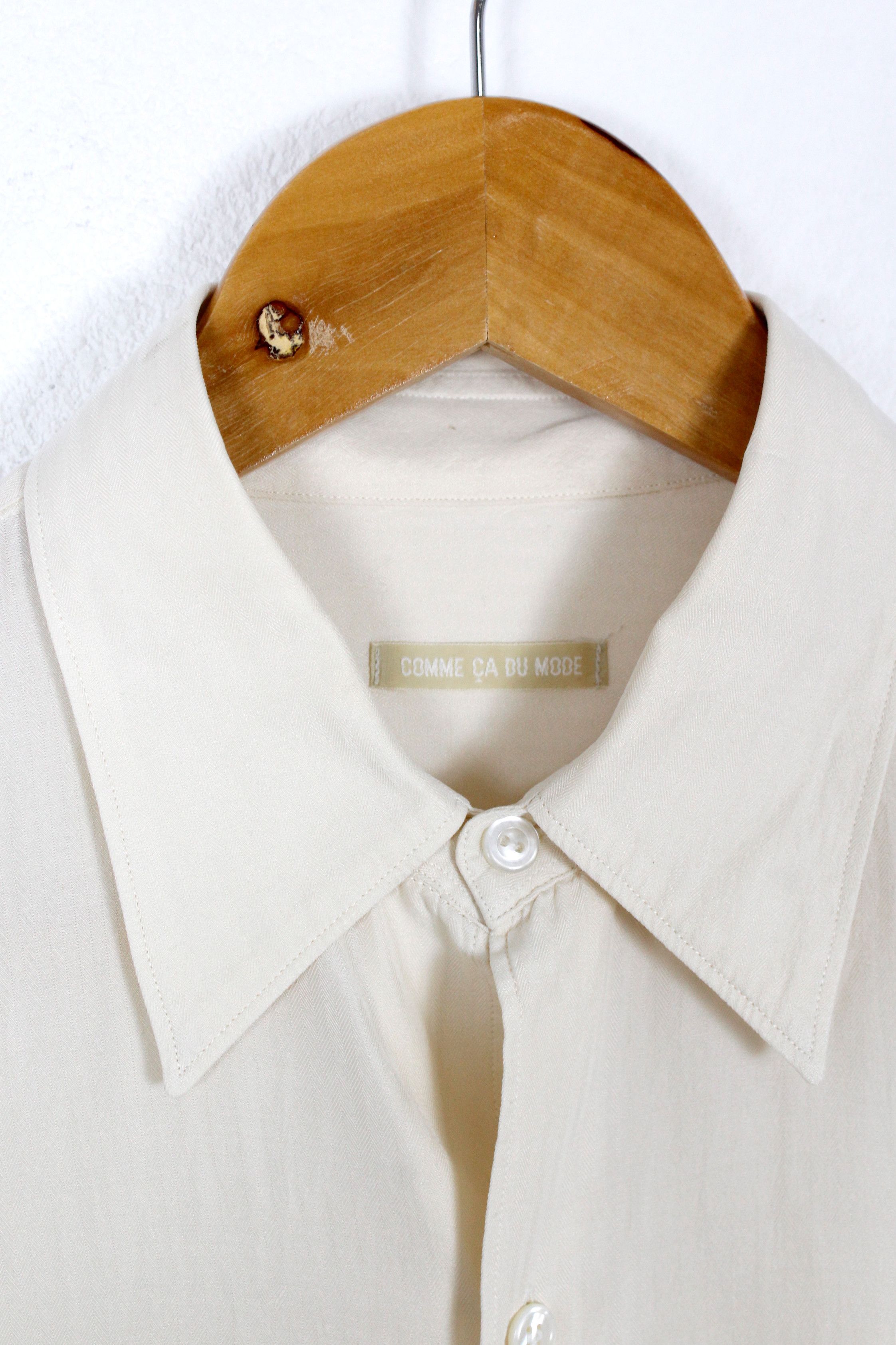 Comme des Garcons × Japanese Brand × Vintage Vintage Comme Ca Du Mode Japanese Cupra Silk Shirt 90s Size M / US 6-8 / IT 42-44 - 2 Thumbnail