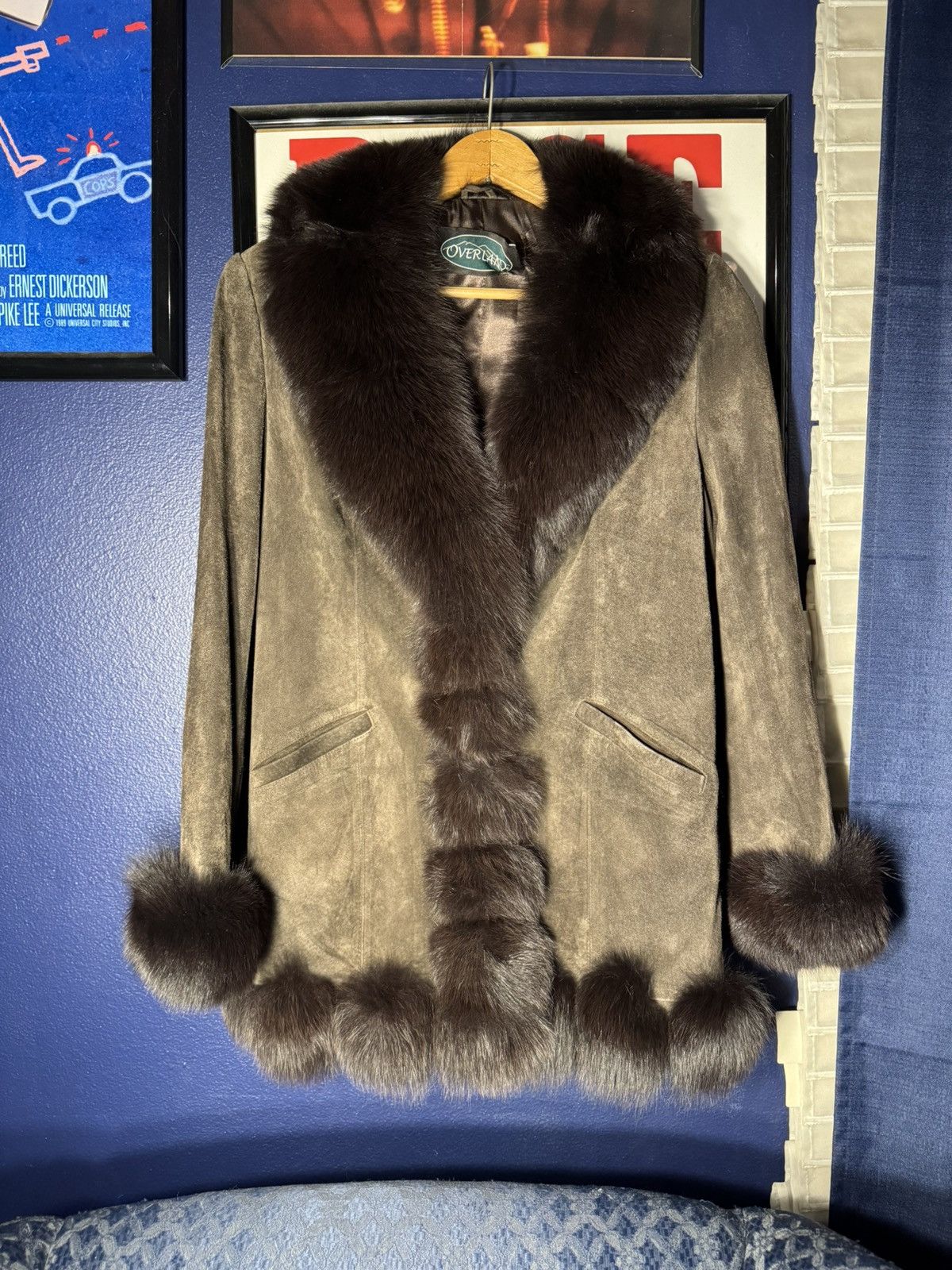 Overland × Vintage Fox Fur Penny Lane Jacket Size M / US 6-8 / IT 42-44 - 4 Thumbnail