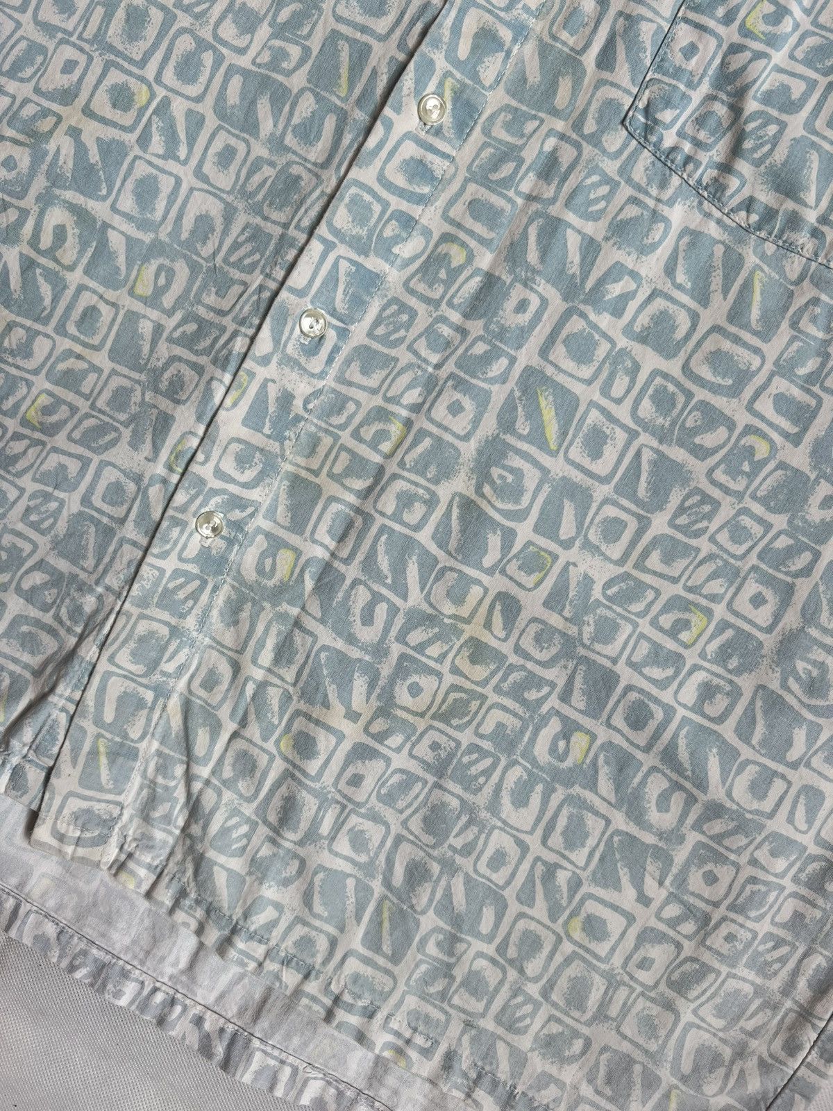 Quiksilver Vintage 90s Quiksilver Overprint Hawaiian Button Up Size US L / EU 52-54 / 3 - 7 Thumbnail