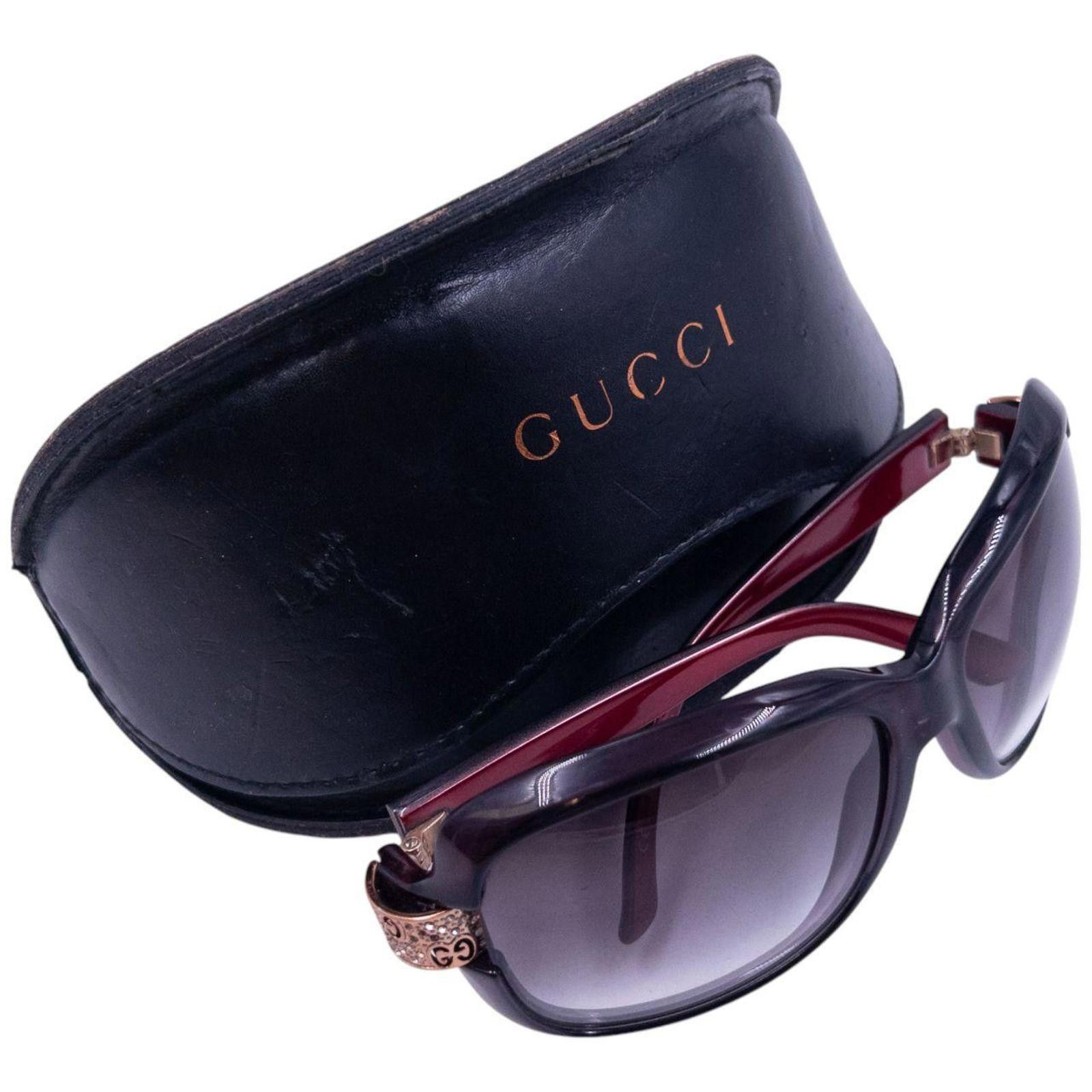 Gucci Vintage Gucci Diamonte Sunglasses Size ONE SIZE - 7 Thumbnail