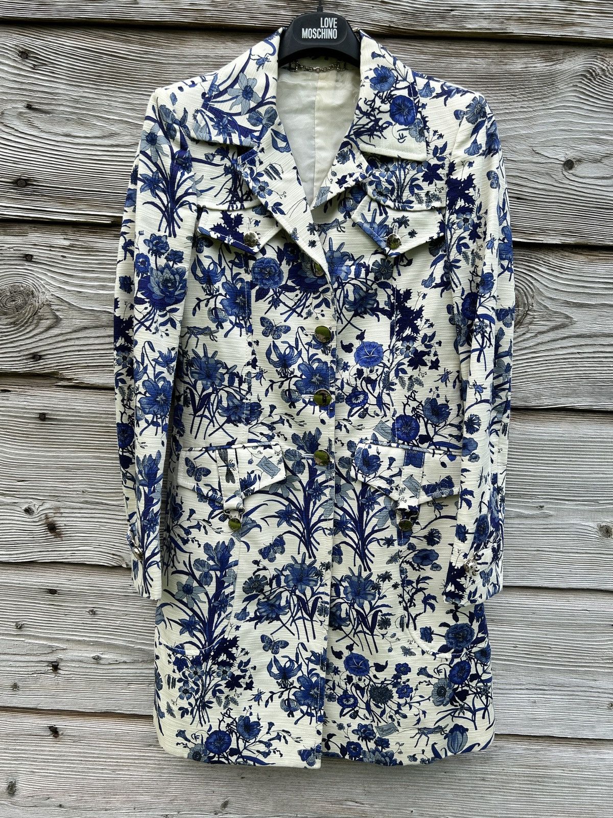 Gucci Gucci Spring Coat Chester Coat Flora Trench S06 Runway 40 Size S / US 4 / IT 40 - 1 Thumbnail