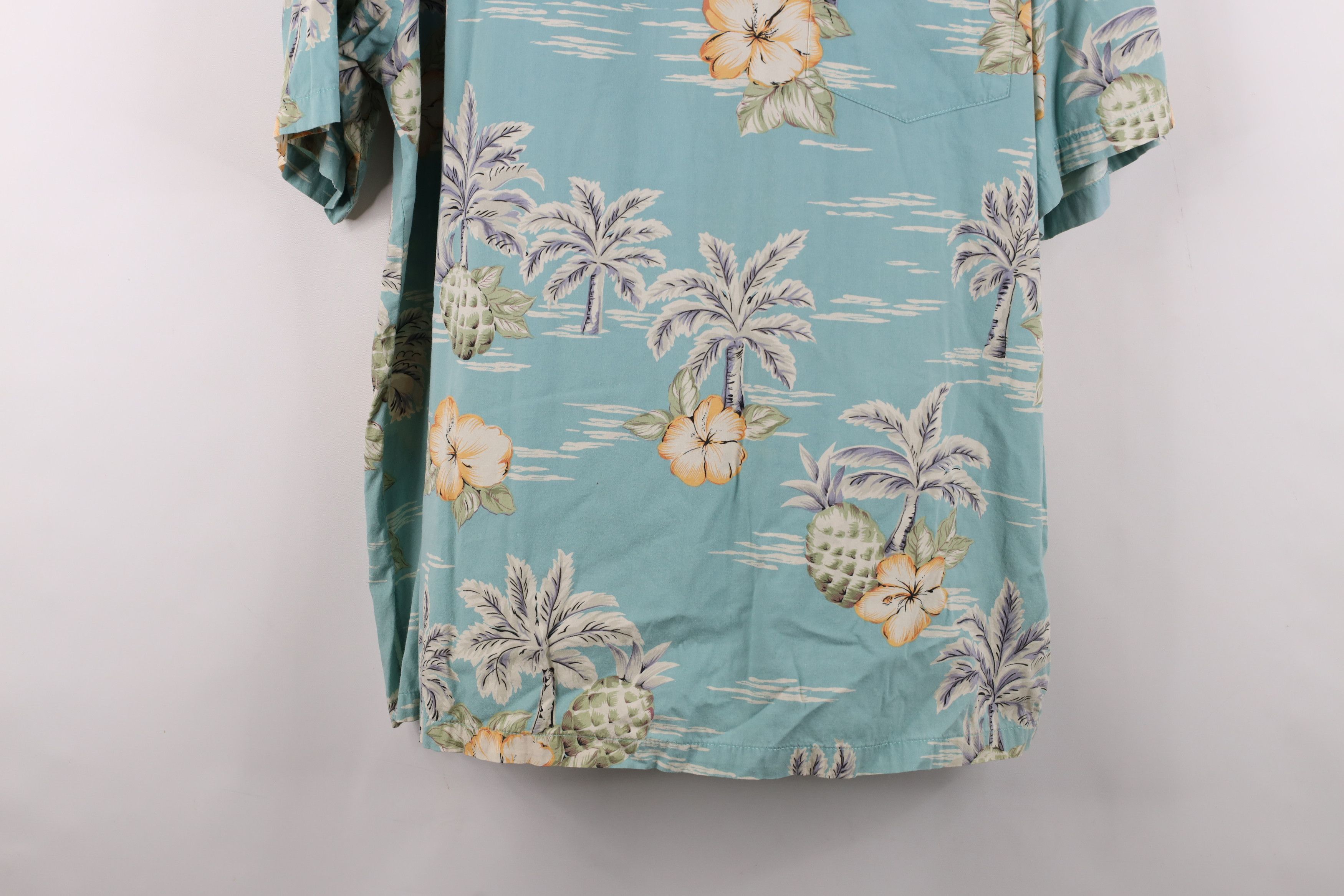 Vintage Vintage 90s Streetwear Beach Hawaiian Button Down Polo USA Size US L / EU 52-54 / 3 - 3 Thumbnail