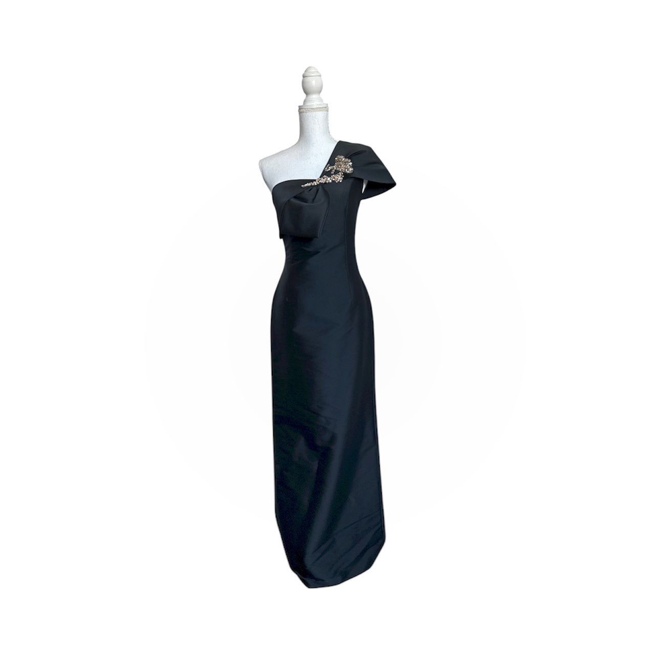 Sachin & Babi SACHIN & BABI Ines Column Gown Dress Size 4 Black Maxi Floor Size S / US 4 / IT 40 - 3 Thumbnail