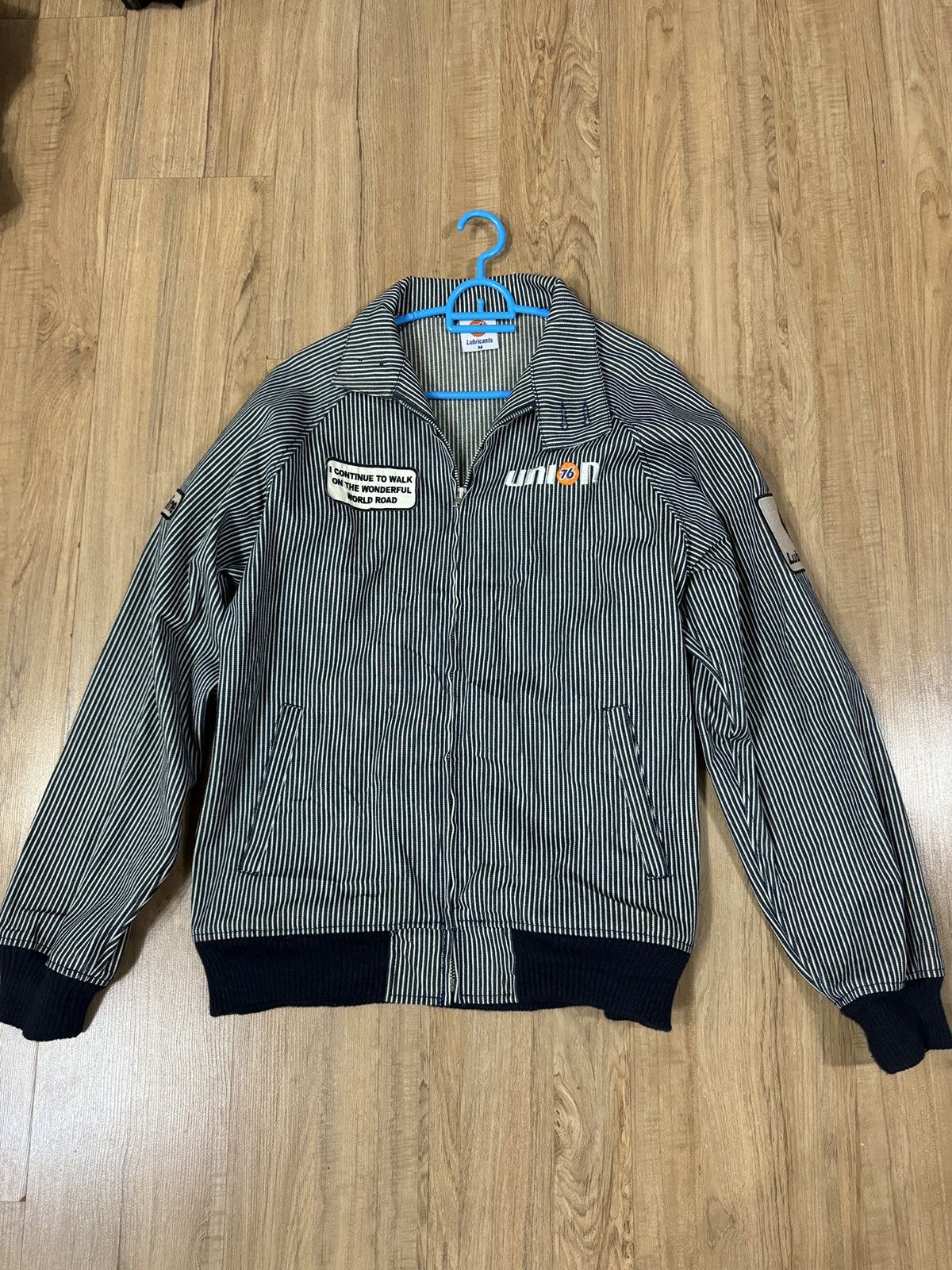 Japanese Brand Vintage Deadstock Union 76 Hickory Jacket Size US M / EU 48-50 / 2 - 1 Thumbnail