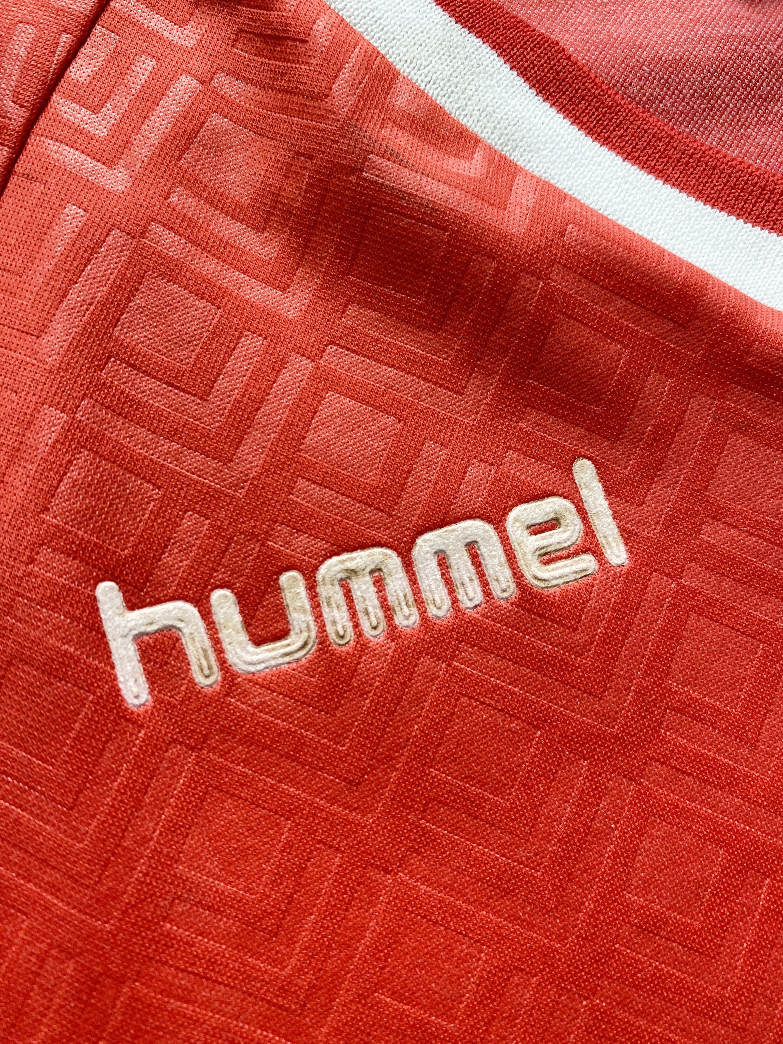 Hummel × Vintage Denmark National Team 1990 Home Brian Laudrup #11 Ultra Rare Size US M / EU 48-50 / 2 - 5 Thumbnail