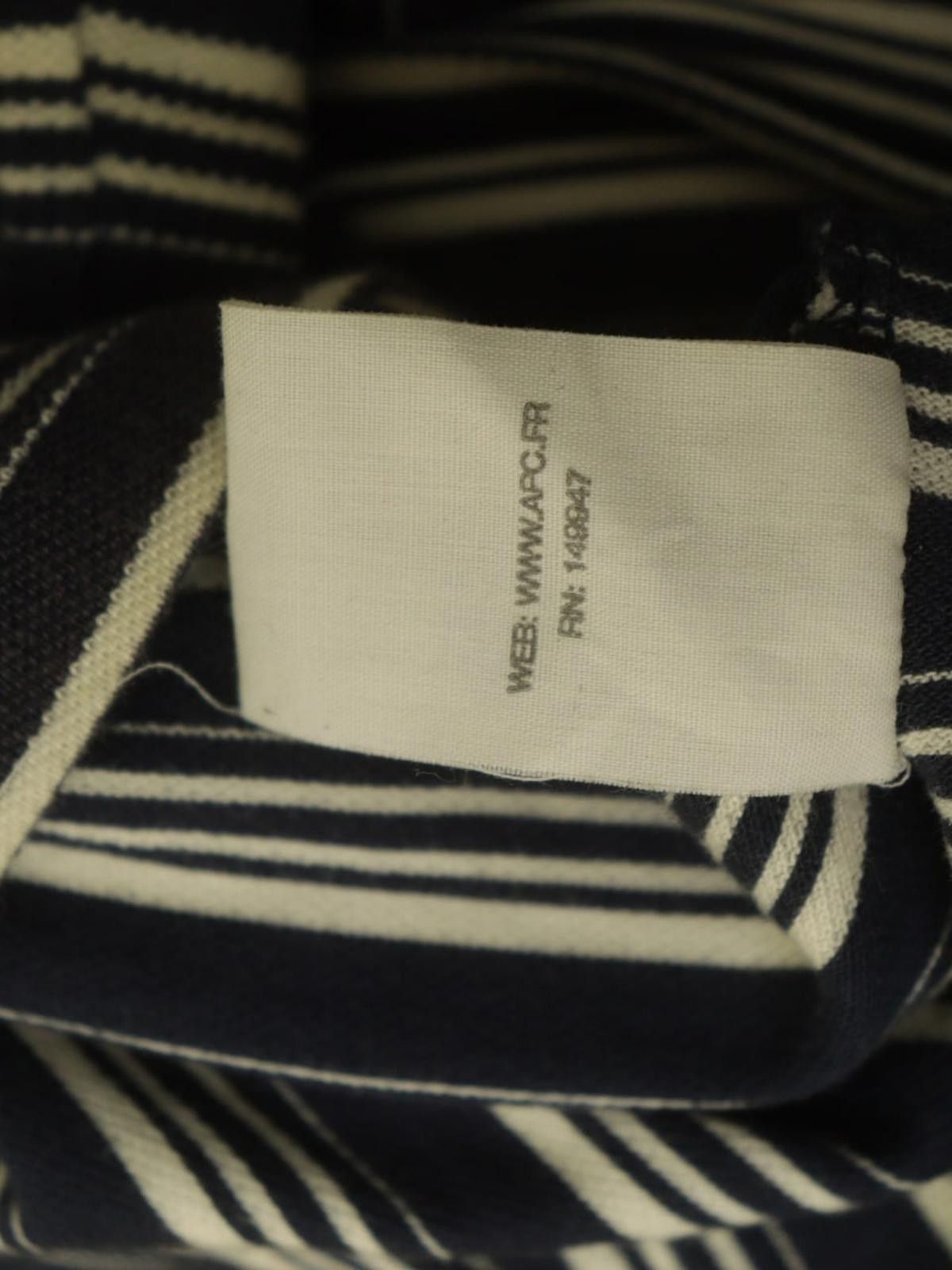 A.P.C. A.P.C. Multi Striped 100% Cotton Collared Polo Shirt Size M Size US M / EU 48-50 / 2 - 7 Thumbnail