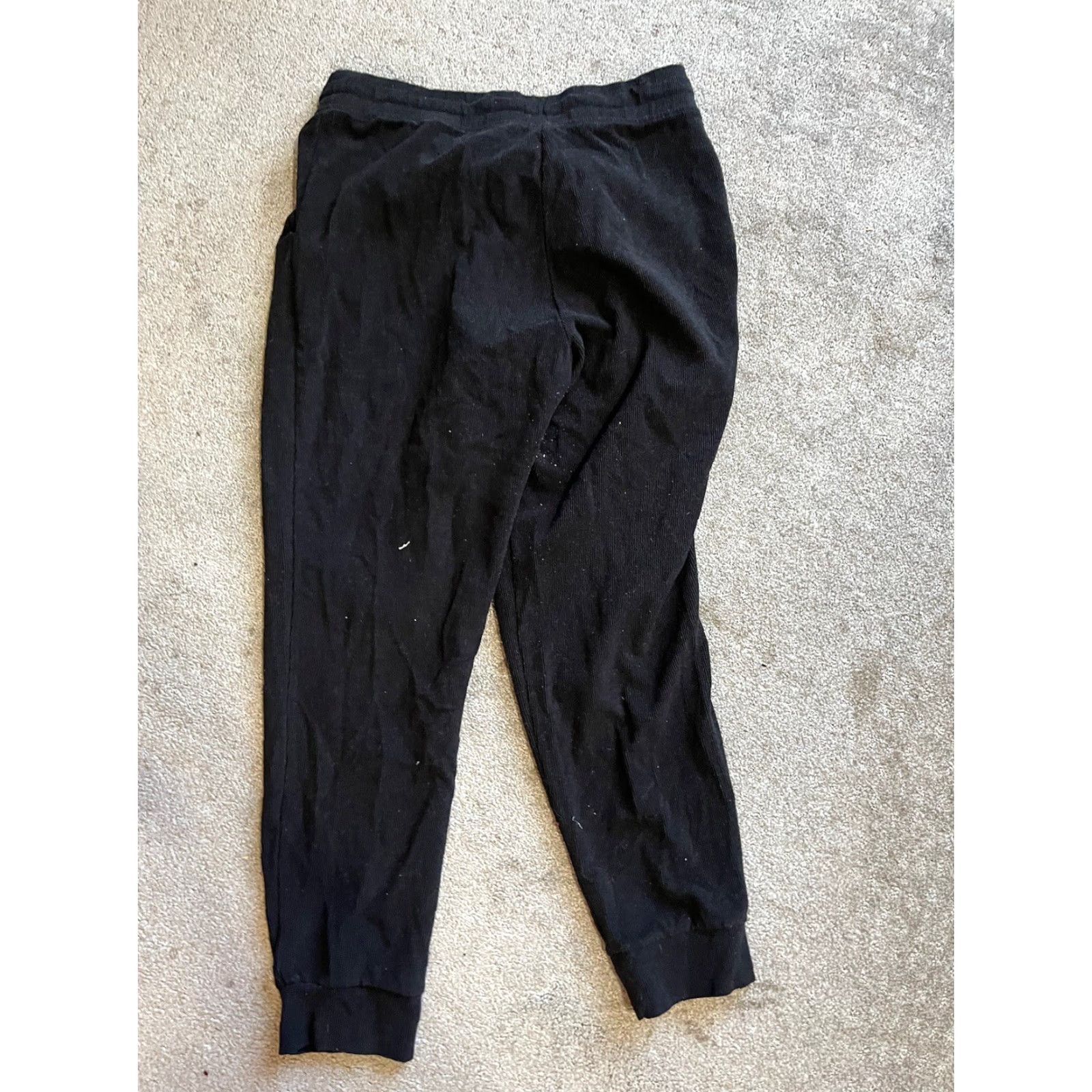 Andrew Marc ANDREW MARC Black Stretch Joggers Women Size Large Loungewear Size 36" / US 14 / IT 50 - 3 Thumbnail
