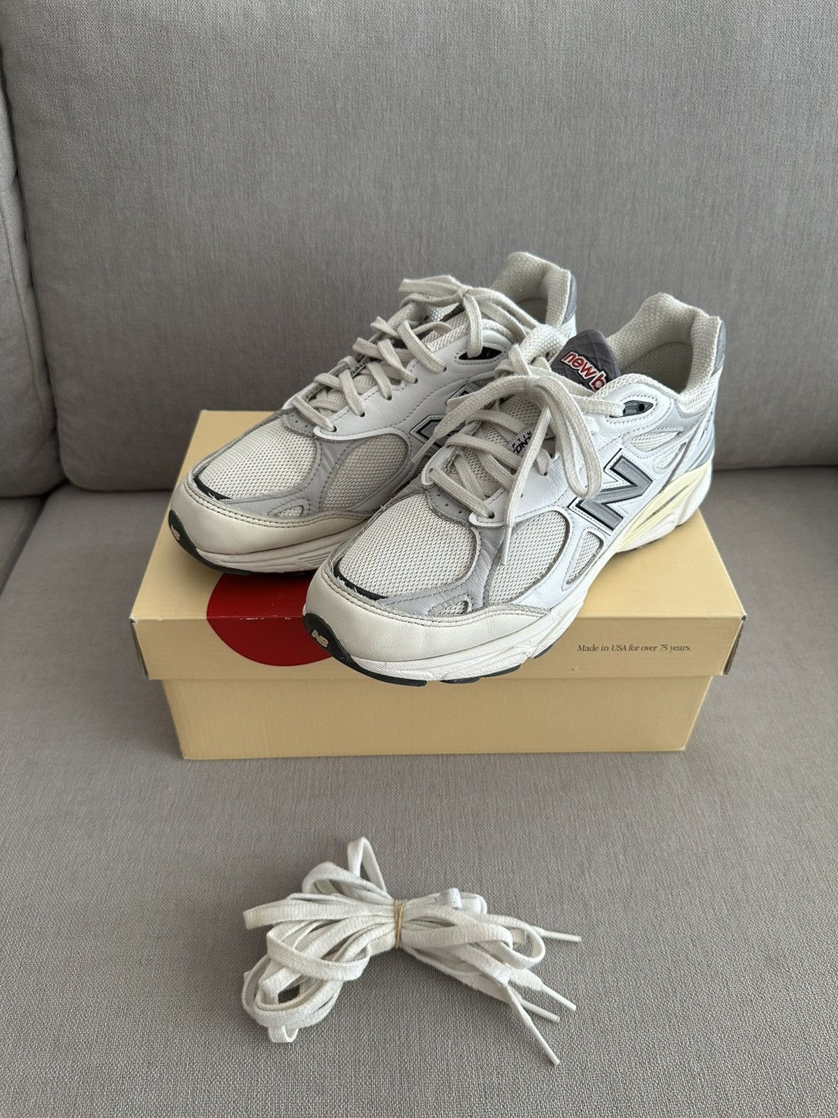 New Balance 990v3 MiUSA Teddy Santis Sea Salt