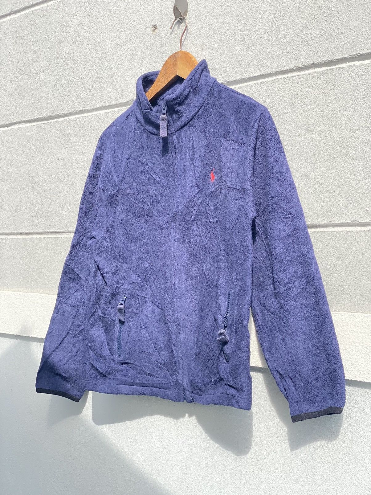Polo Ralph Lauren Vintage 90s Polo Ralph Lauren Fleece Jacket Embroidered Size US M / EU 48-50 / 2 - 2 Thumbnail