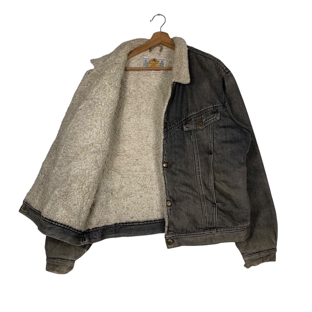 Edwin Vintage Edwin Sherpa Denim Jacket Size US L / EU 52-54 / 3 - 9 Thumbnail