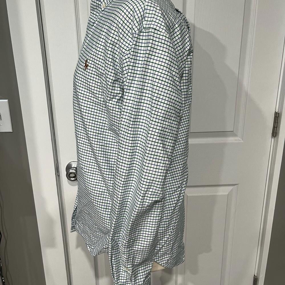 Polo Ralph Lauren Ralph Lauren Long Sleeve Classic Fit Shirt Mens Blue Aqua Size US M / EU 48-50 / 2 - 6 Thumbnail