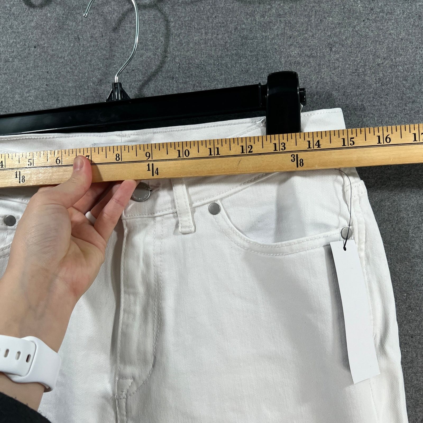 Other Encore by Idina Menzel Regular High Waisted Crop Jeans Size 28" / US 6 / IT 42 - 7 Thumbnail