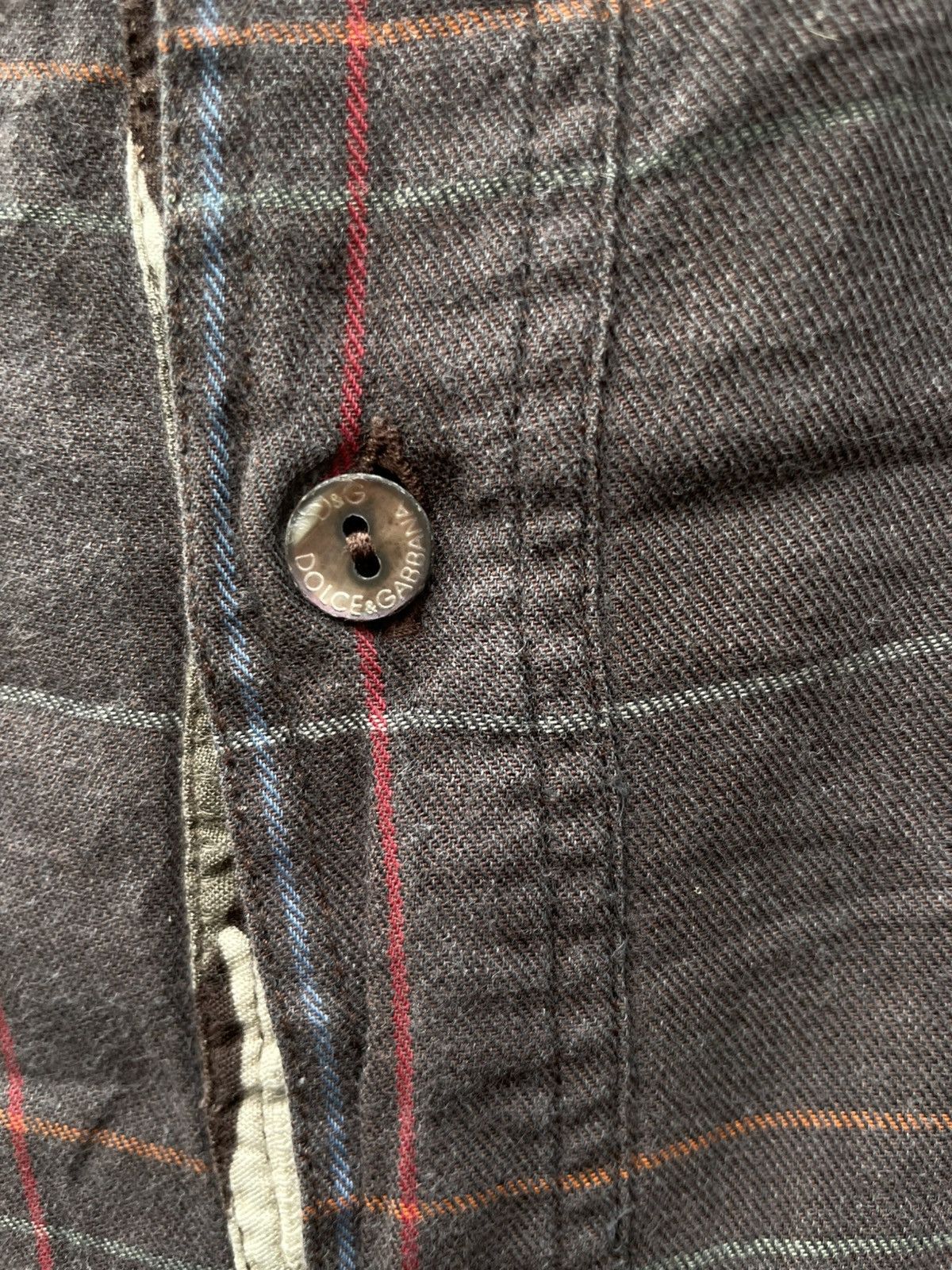 Dolce & Gabbana Dolce & Gabbana Plaid Shirt Mix Army Size US M / EU 48-50 / 2 - 9 Thumbnail