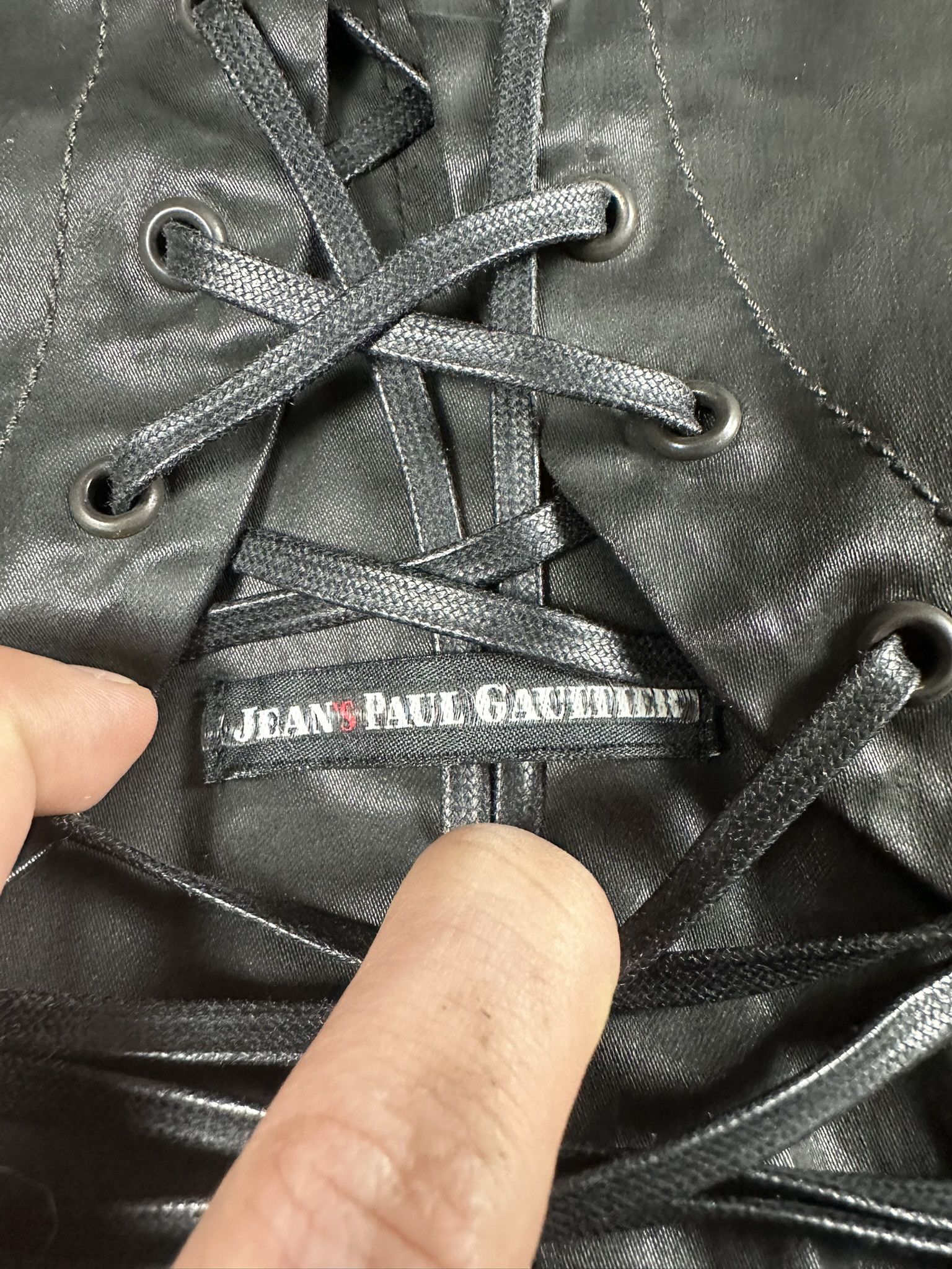 Jean Paul Gaultier 2in1 2000s Jean Paul Gaultier Waxed Vintage Coat Archive Size L / US 10 / IT 46 - 11 Thumbnail
