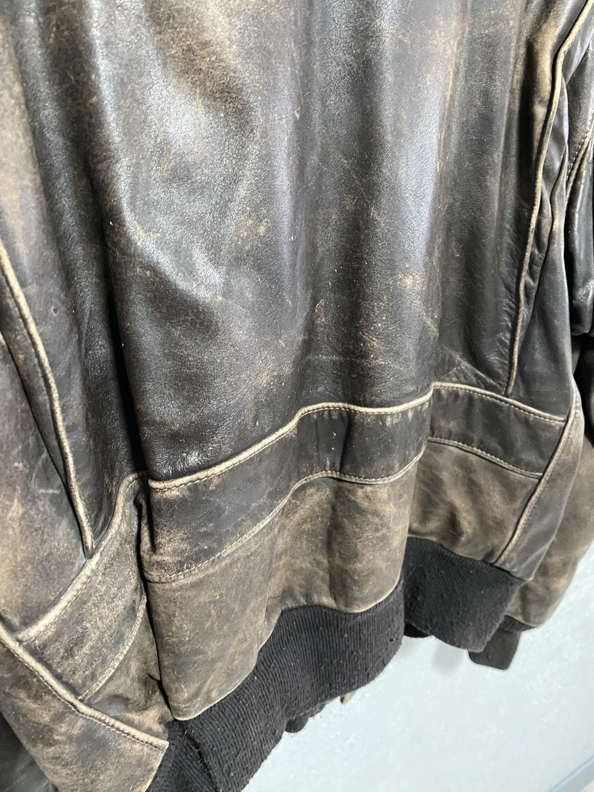 Schott GENUINE VINTAGE 70s SCHOTT IS 674 MS LEATHER FLIGHT JACKET Size US M / EU 48-50 / 2 - 18 Thumbnail