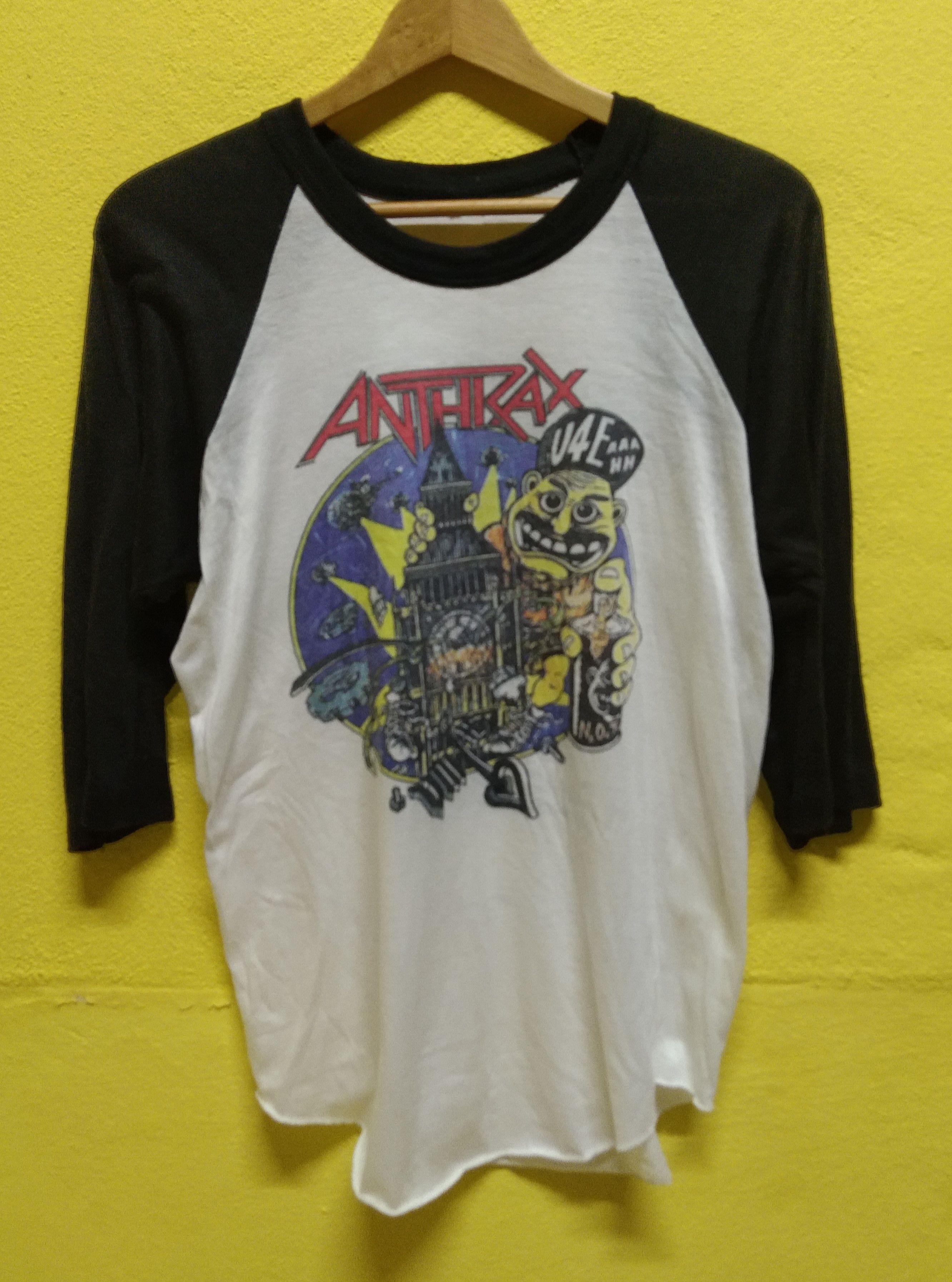 Band Tees Vintage Anthrax 3Q Tees Size US M / EU 48-50 / 2 - 1 Thumbnail