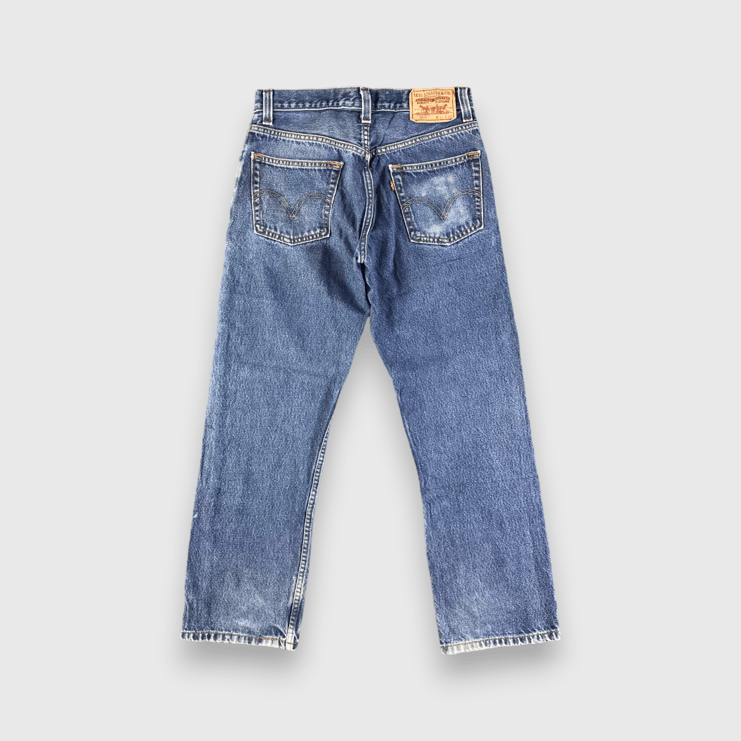 Levi's Vintage Blue Wash Levis 505 Jeans-J3082 Size US 30 / EU 46 - 2 Thumbnail