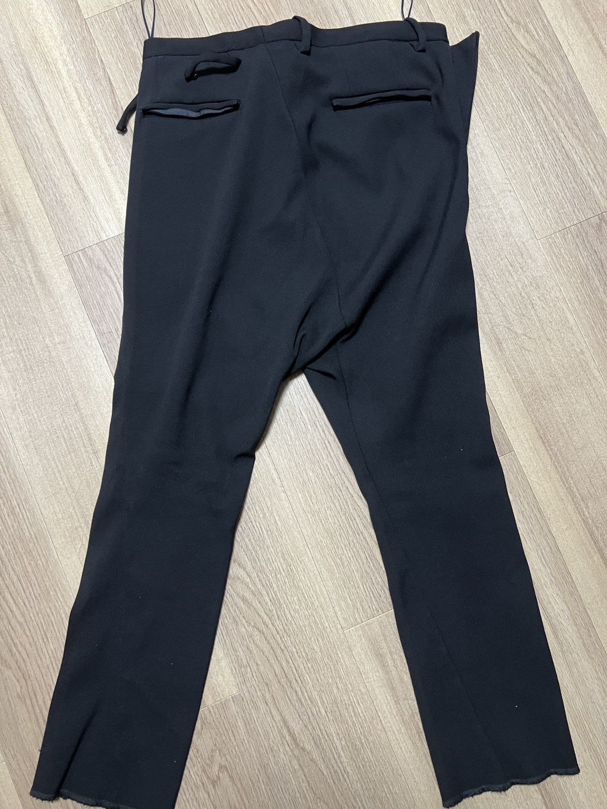 Carol Christian Poell Unlined Low Splits Trousers Size US 32 / EU 48 - 2 Thumbnail