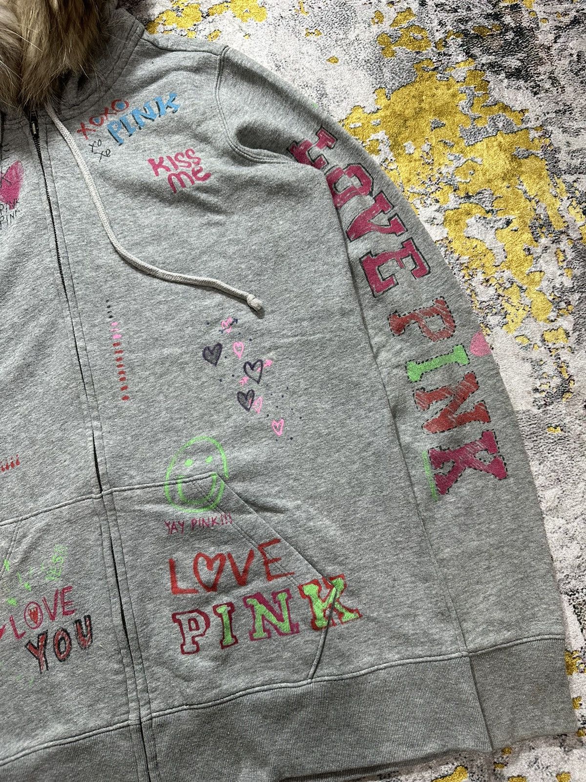 Japanese Brand VERY NICE DESIGN FUR ZIP HOODIE IFSIXWASNINE LGB STYLE Size US L / EU 52-54 / 3 - 5 Thumbnail
