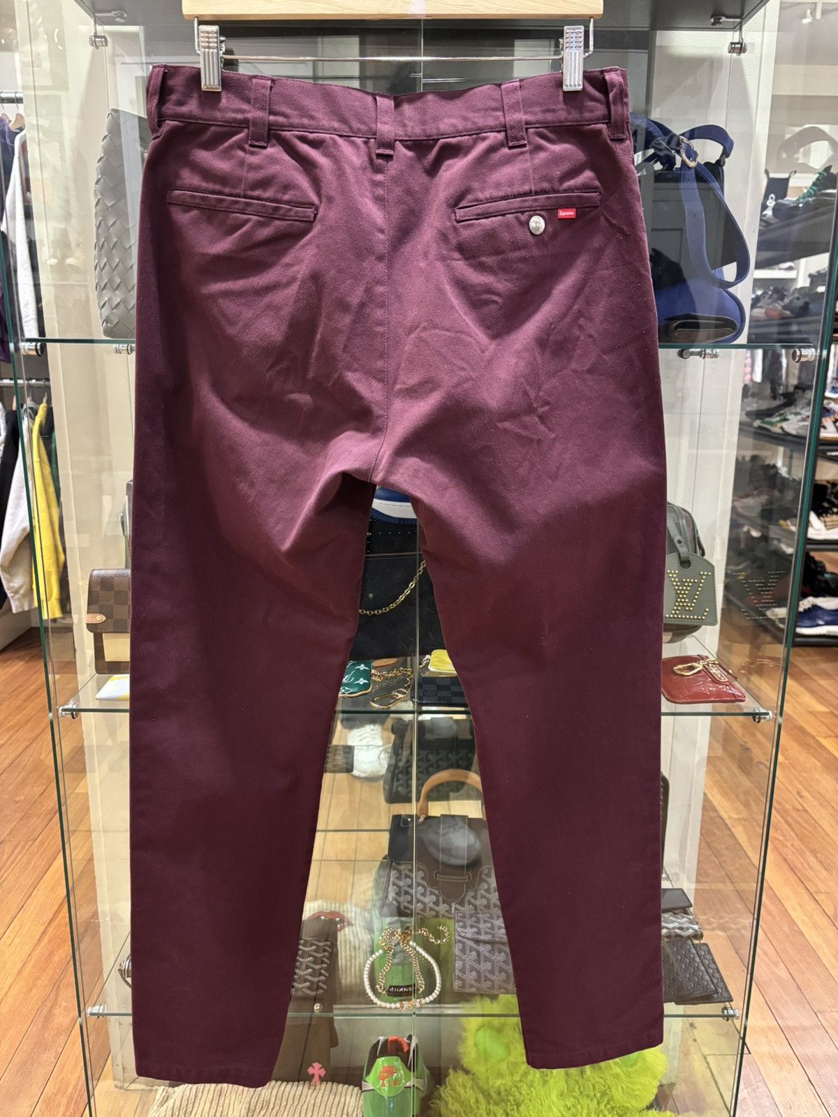 Supreme Supreme Maroon Work Pants Size US 32 / EU 48 - 2 Thumbnail