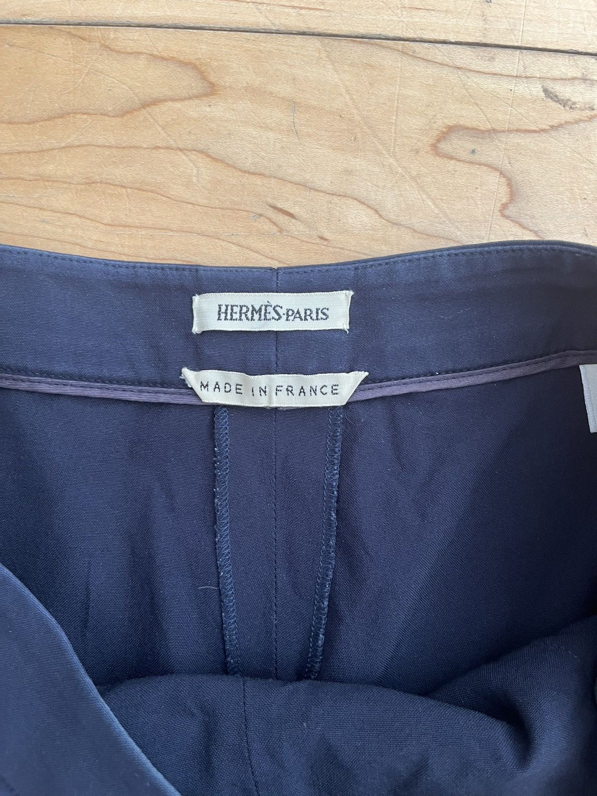 Hermes Hermes by Martin Margiela FW 2001 Straight Trousers Size 26" / US 2 / IT 38 - 5 Thumbnail