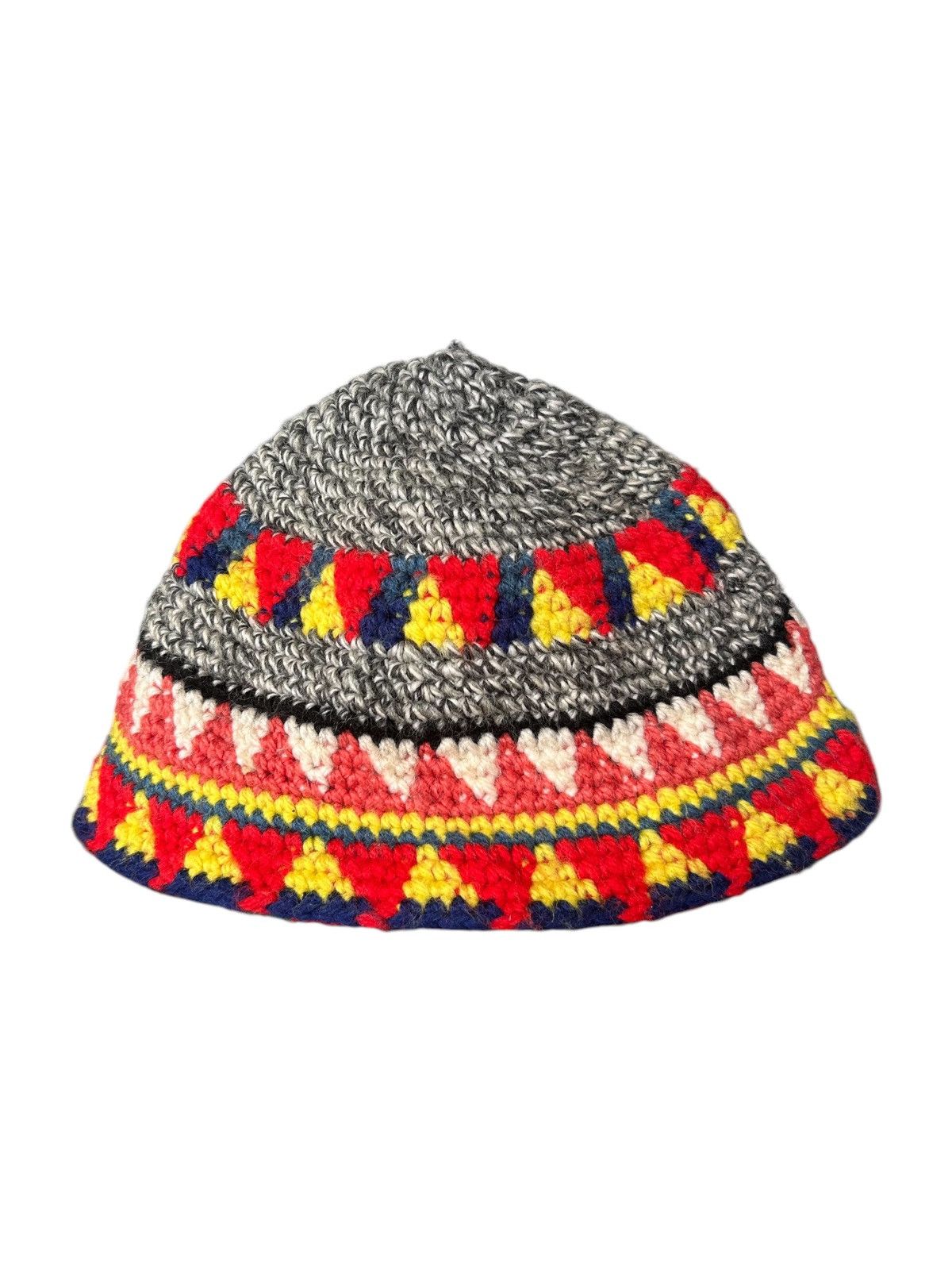 Japanese Brand × Kapital × Vintage Crochet Knitted handmade Beanie Hats☠️☠️ Size ONE SIZE - 1 Thumbnail