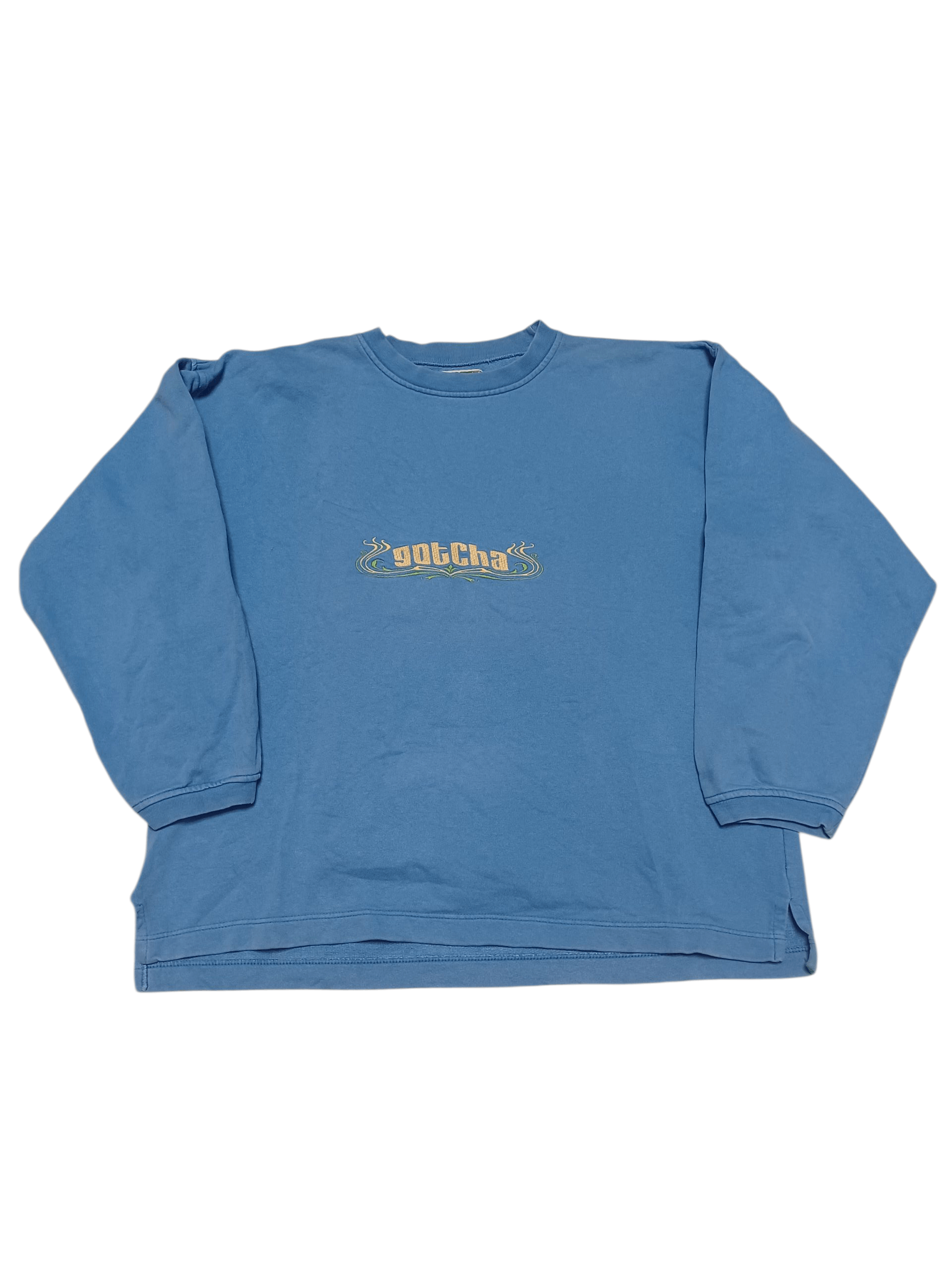 Gotcha GOTCHA VINTAGE BIGLOGO EMBROIDERED 90S SWEATSHIRT Size US L / EU 52-54 / 3 - 1 Thumbnail