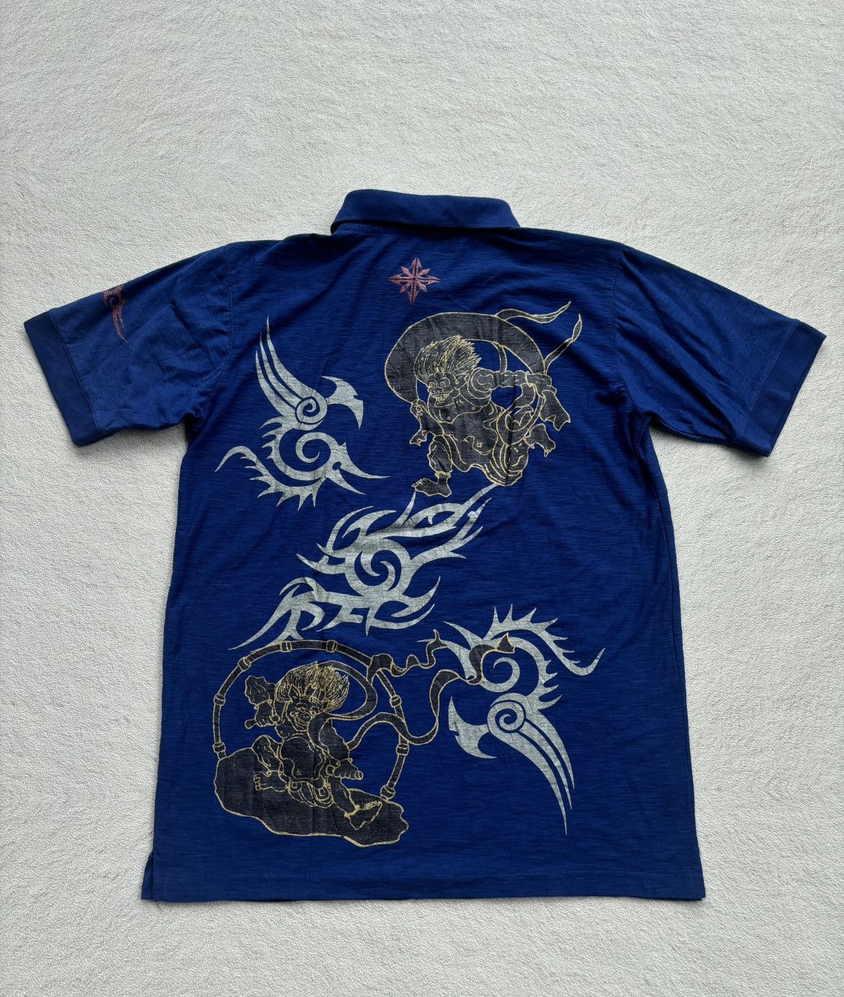 Vintage Y2k Cap Wing Sukajan Shirt Size US M / EU 48-50 / 2 - 1 Thumbnail